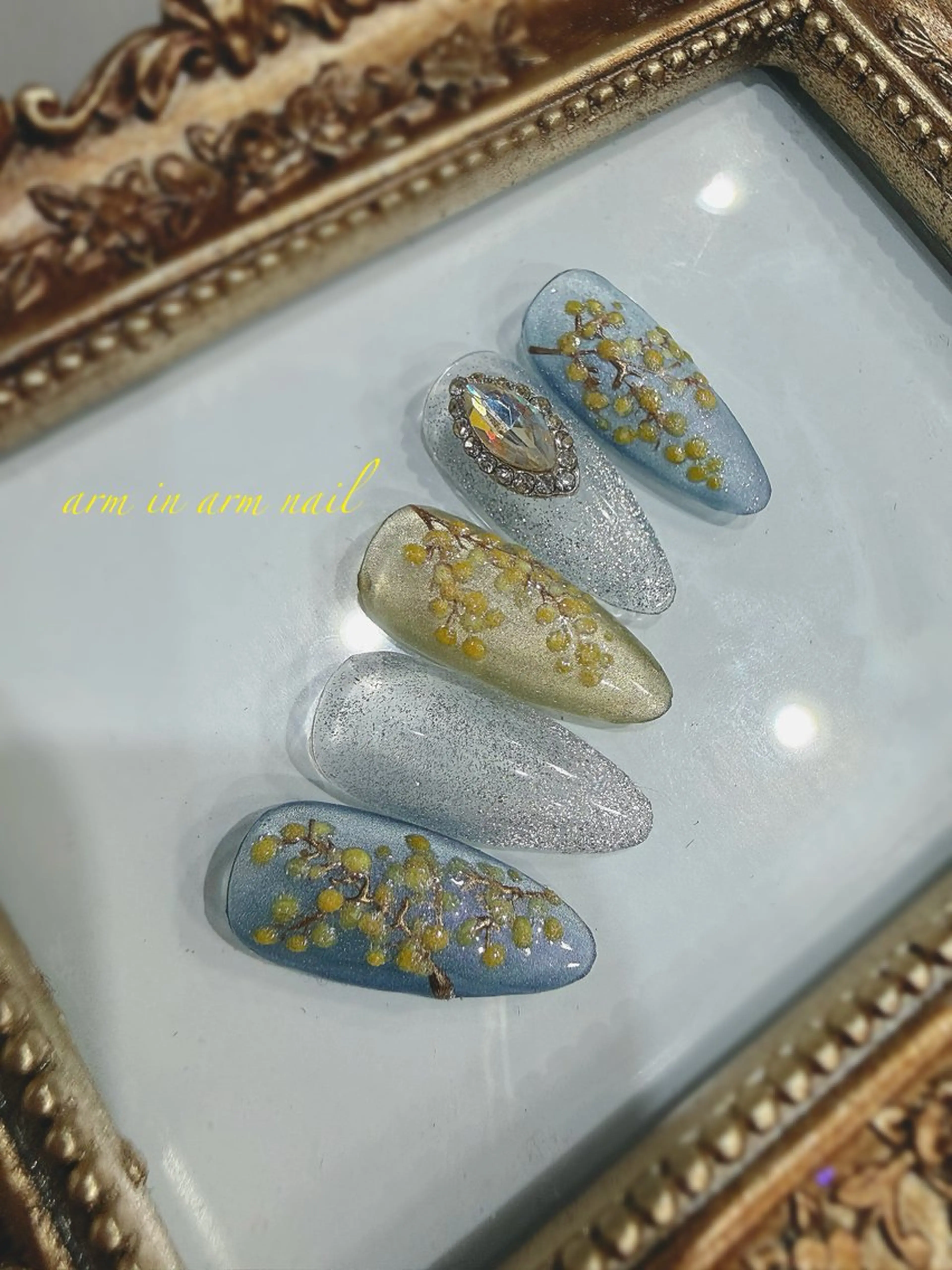 ネイル arm in arm ︎✿Yamamotoのマツエク・マツパデザイン