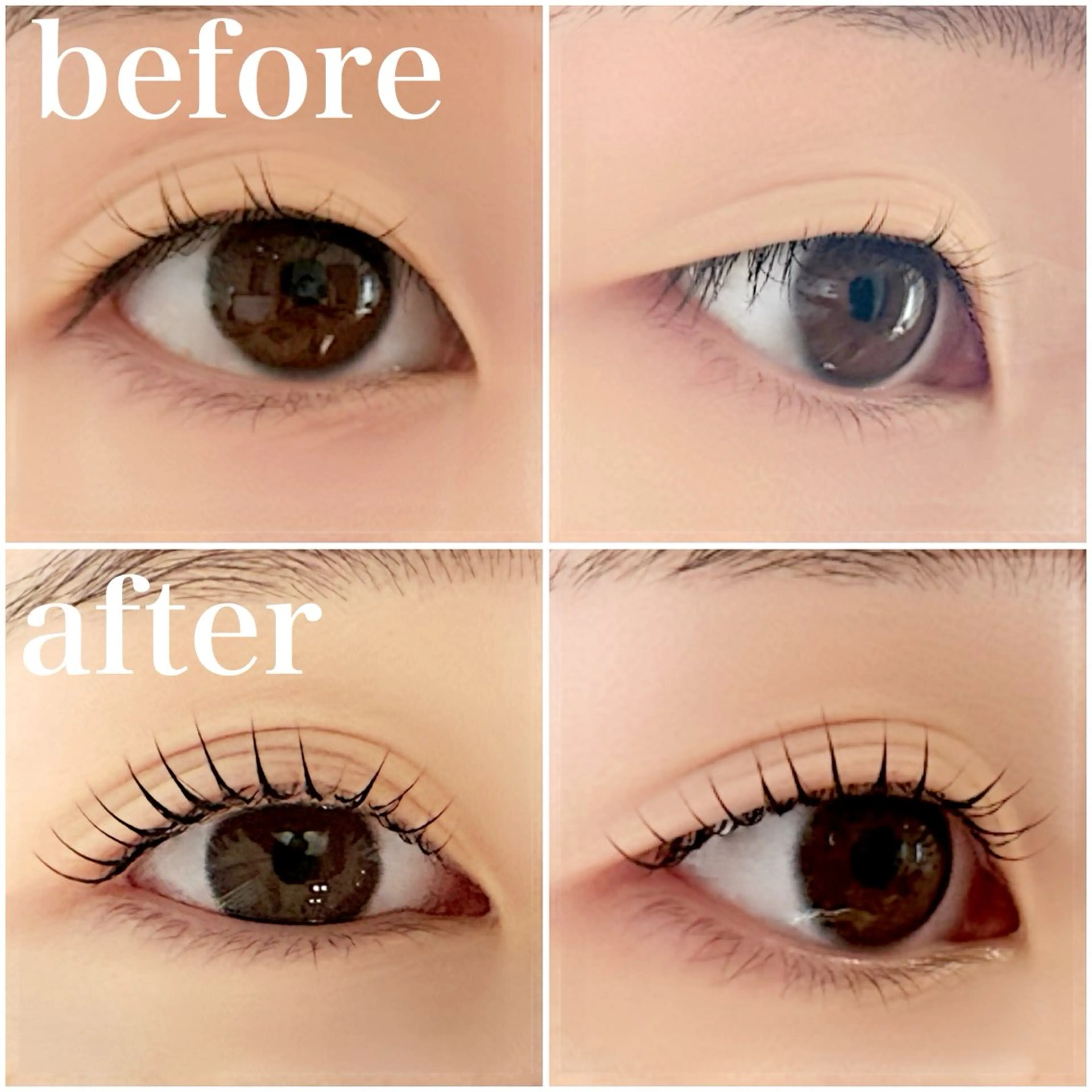 マツエク・マツパ ナチュラル 一重×まつ毛パーマ まつ毛・眉/ 練習＆モニター専用のマツエク・マツパデザイン