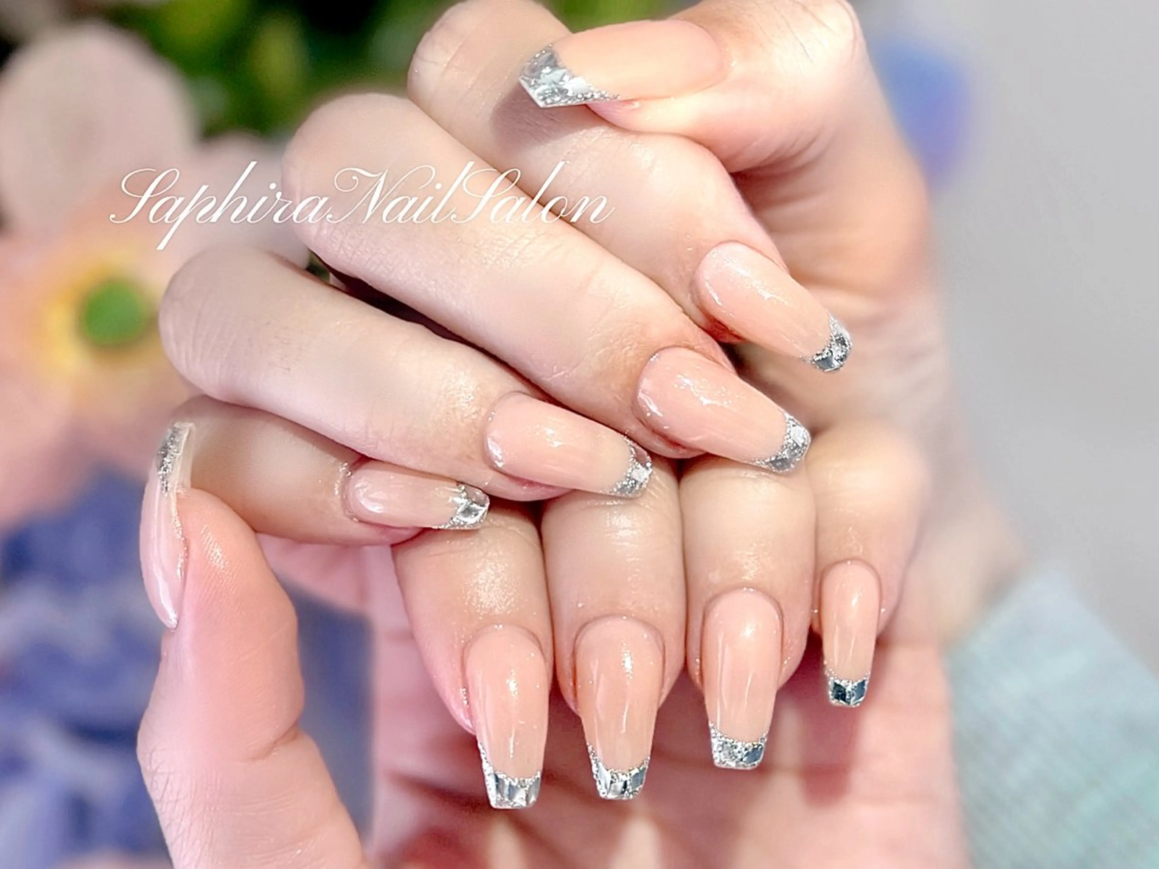 カラー ハンドネイル Saphiraネイル サロン錦糸町のネイルデザイン