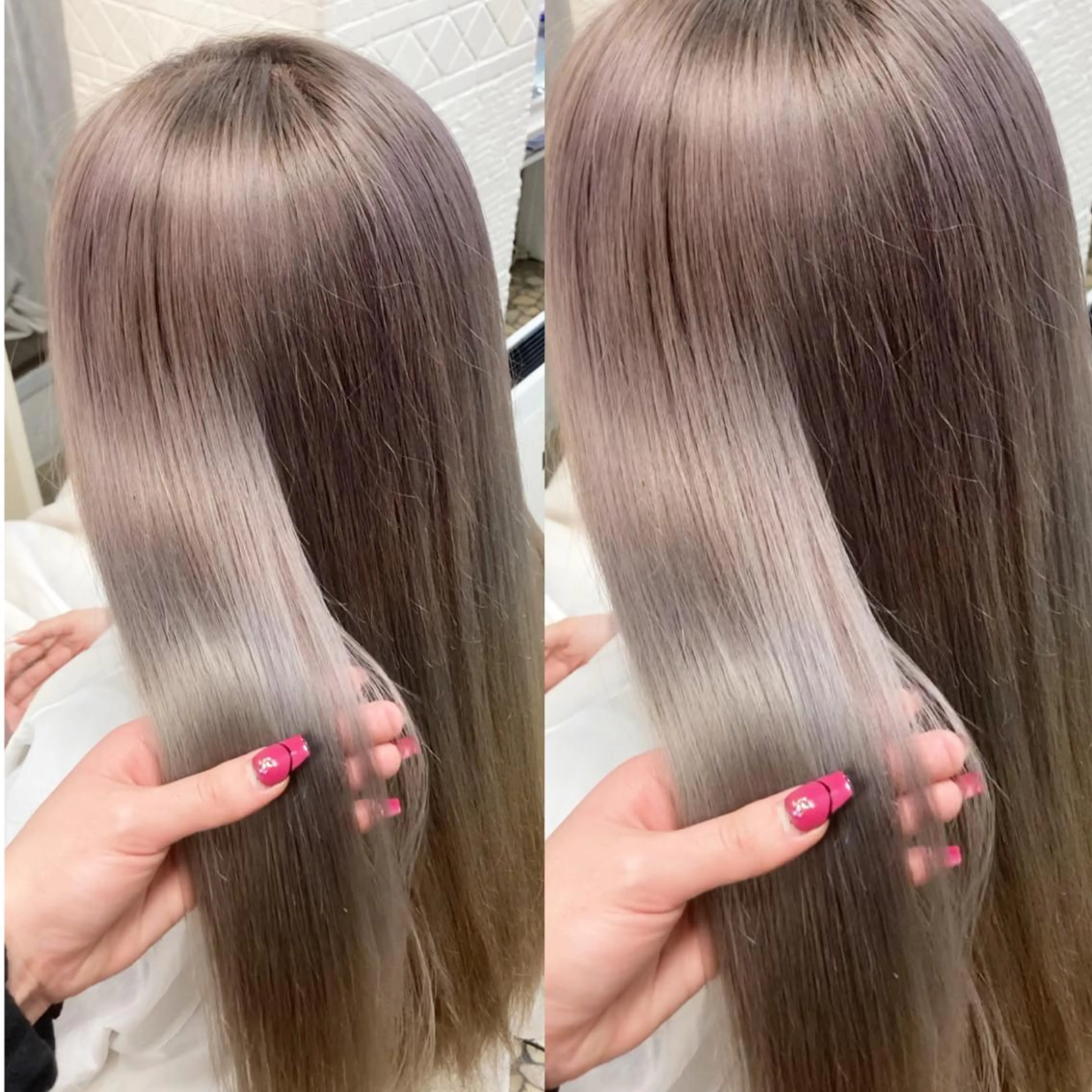 ロング カラー ヘアカラー ANKH CROSS 🦋mako🦋のヘアスタイル