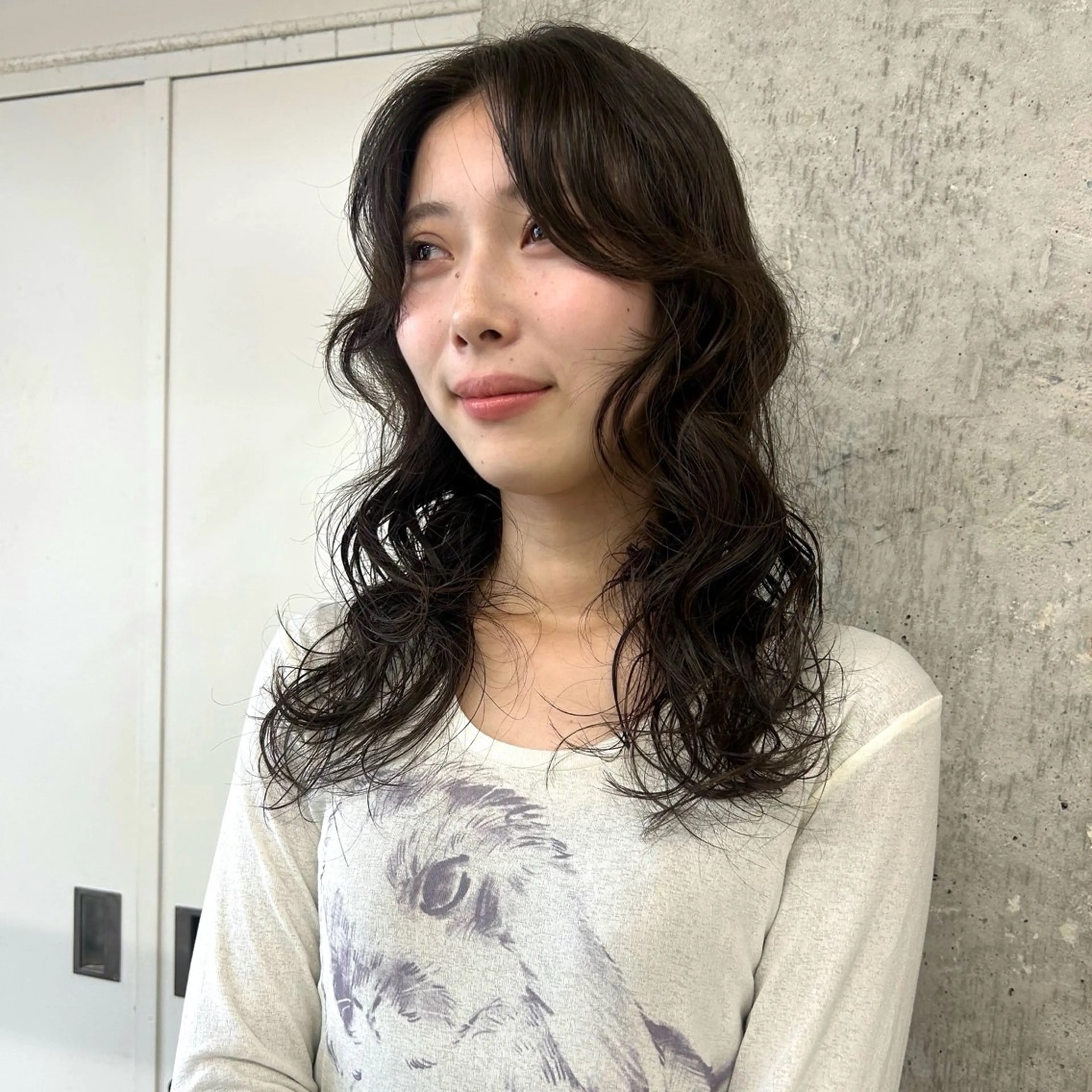 ロング パーマ カット パーマ 伊藤ほのか/パーマ /酸性ストレートのヘアスタイル