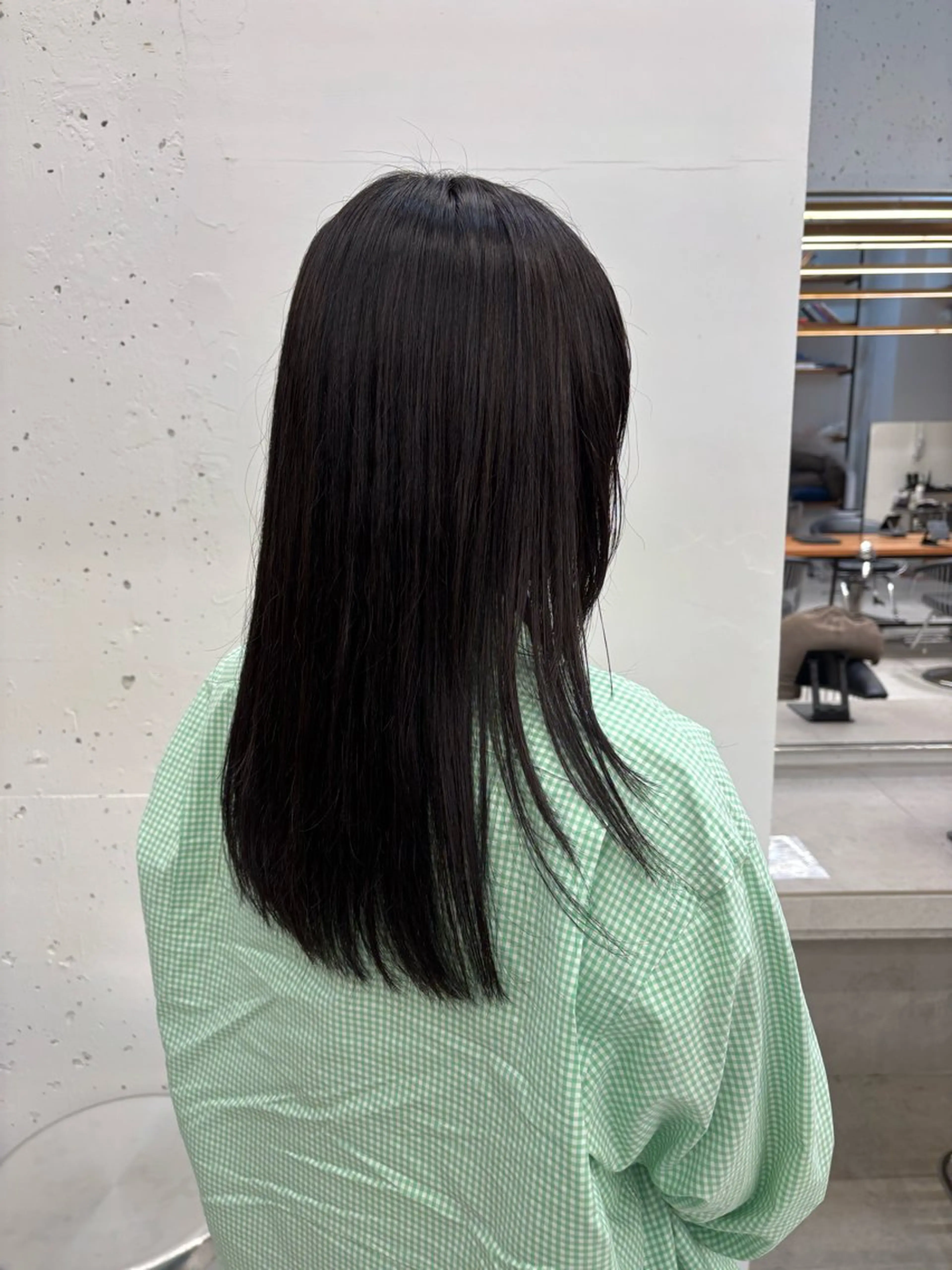 [ワンカラー+1stepトリートメント🌏]・システムトリートメント追加→超音波アイロンサービス・口コミ→頭身浴サービスの写真