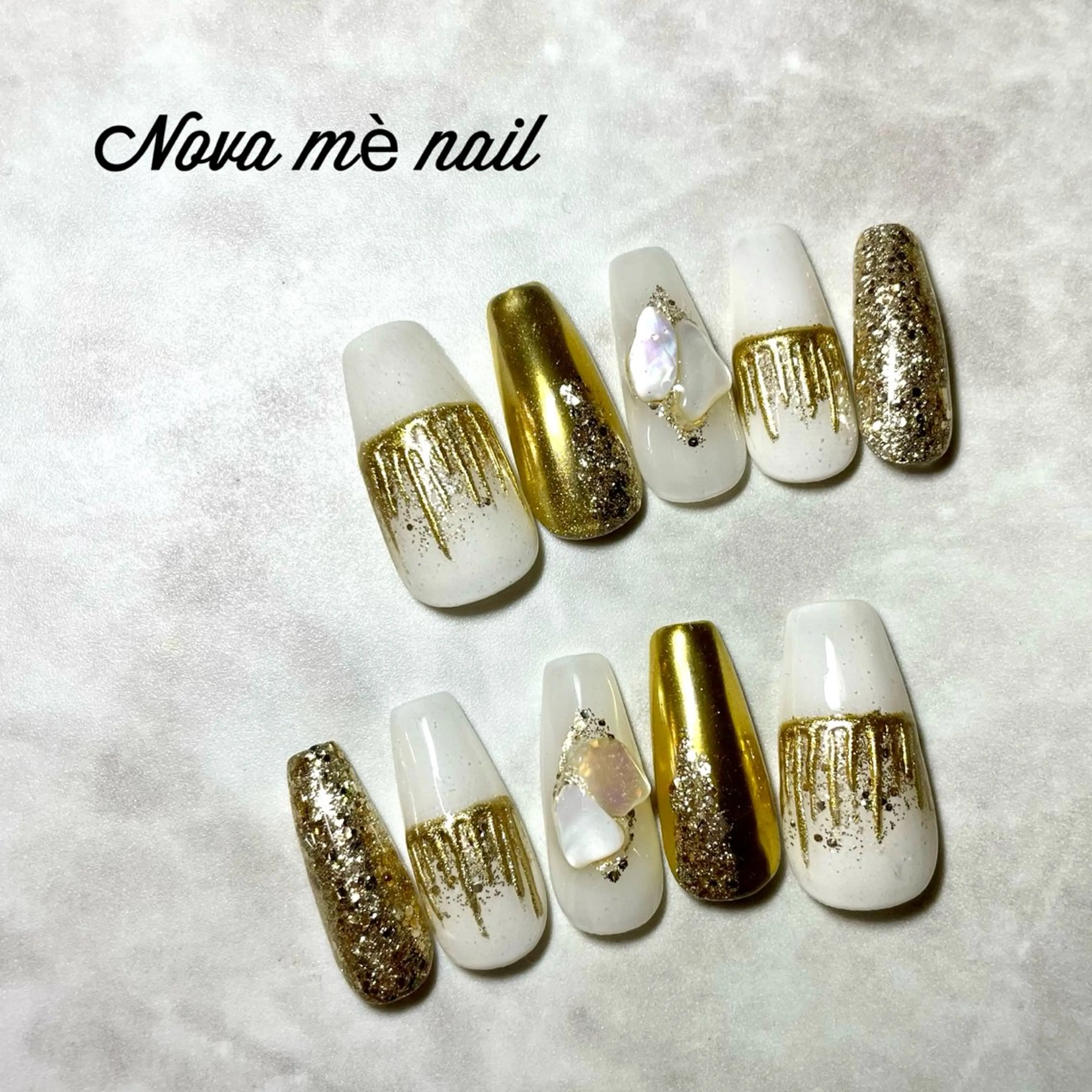 セミロング ハンドネイル 【越谷】格安サロン Shiori♡のネイルデザイン