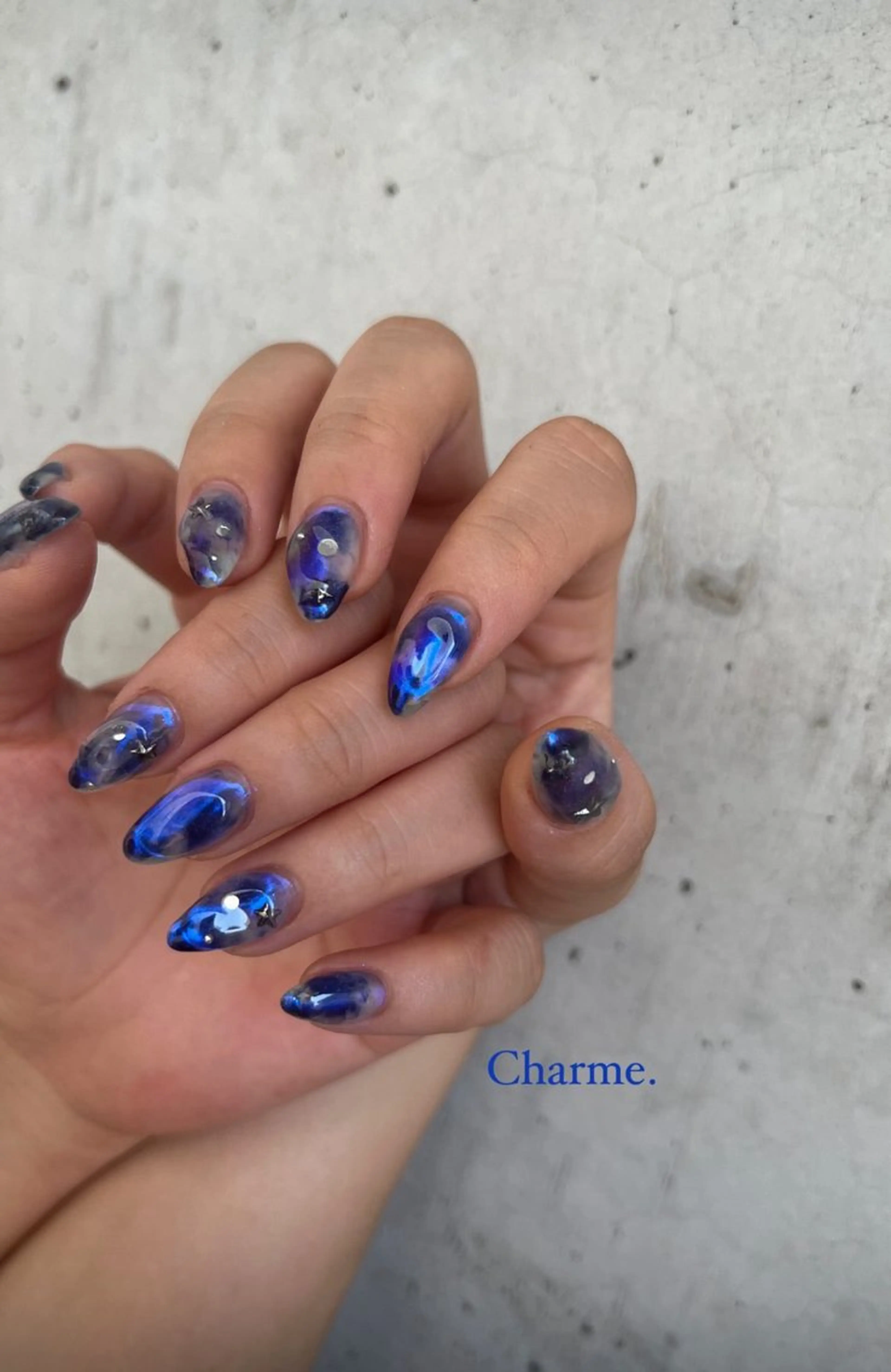 ネイル 持ち込み ニュアンスネイル Charme. NOBUKOのネイルデザイン