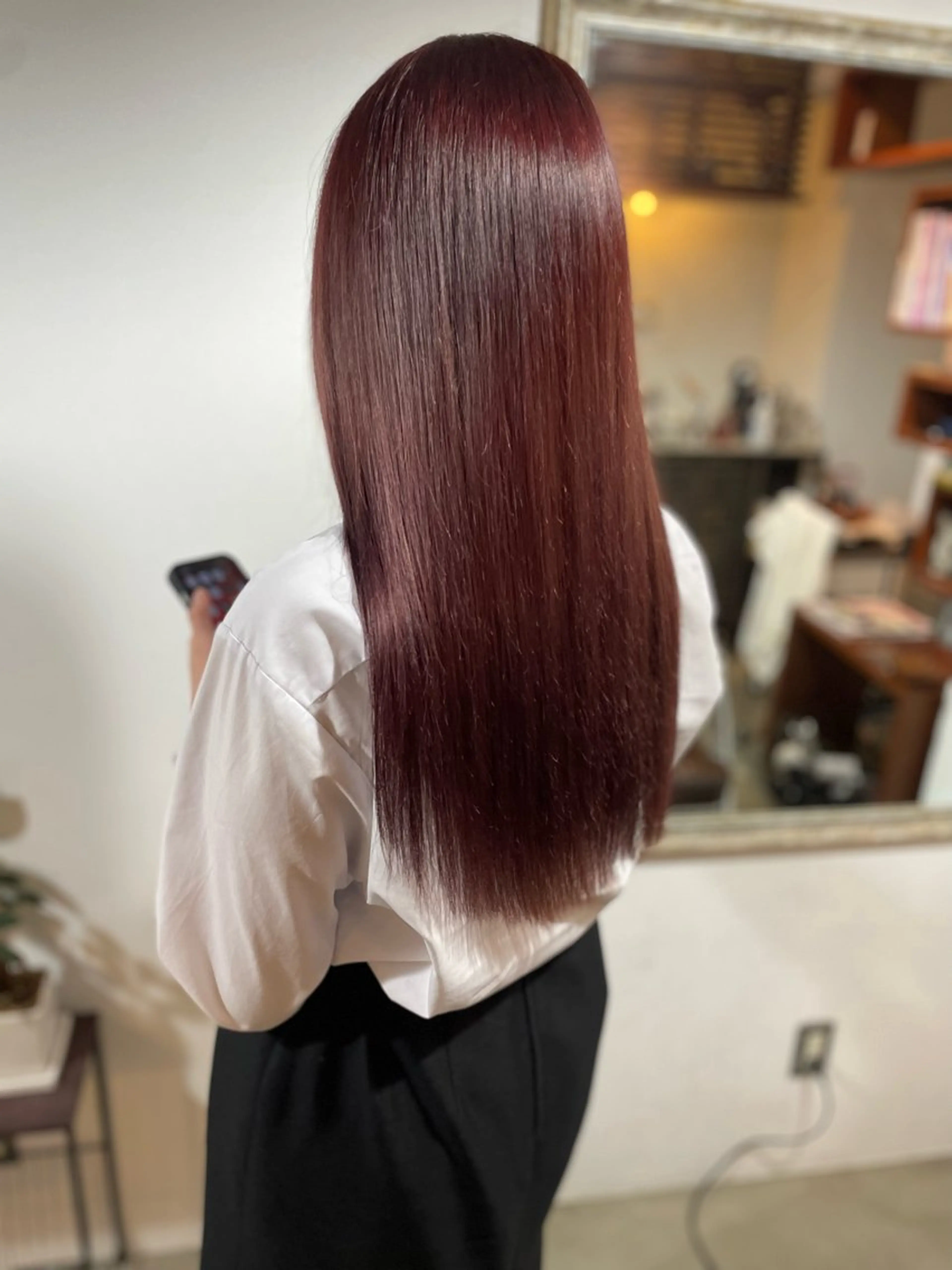 ロング カラー 日高 香織のヘアスタイル