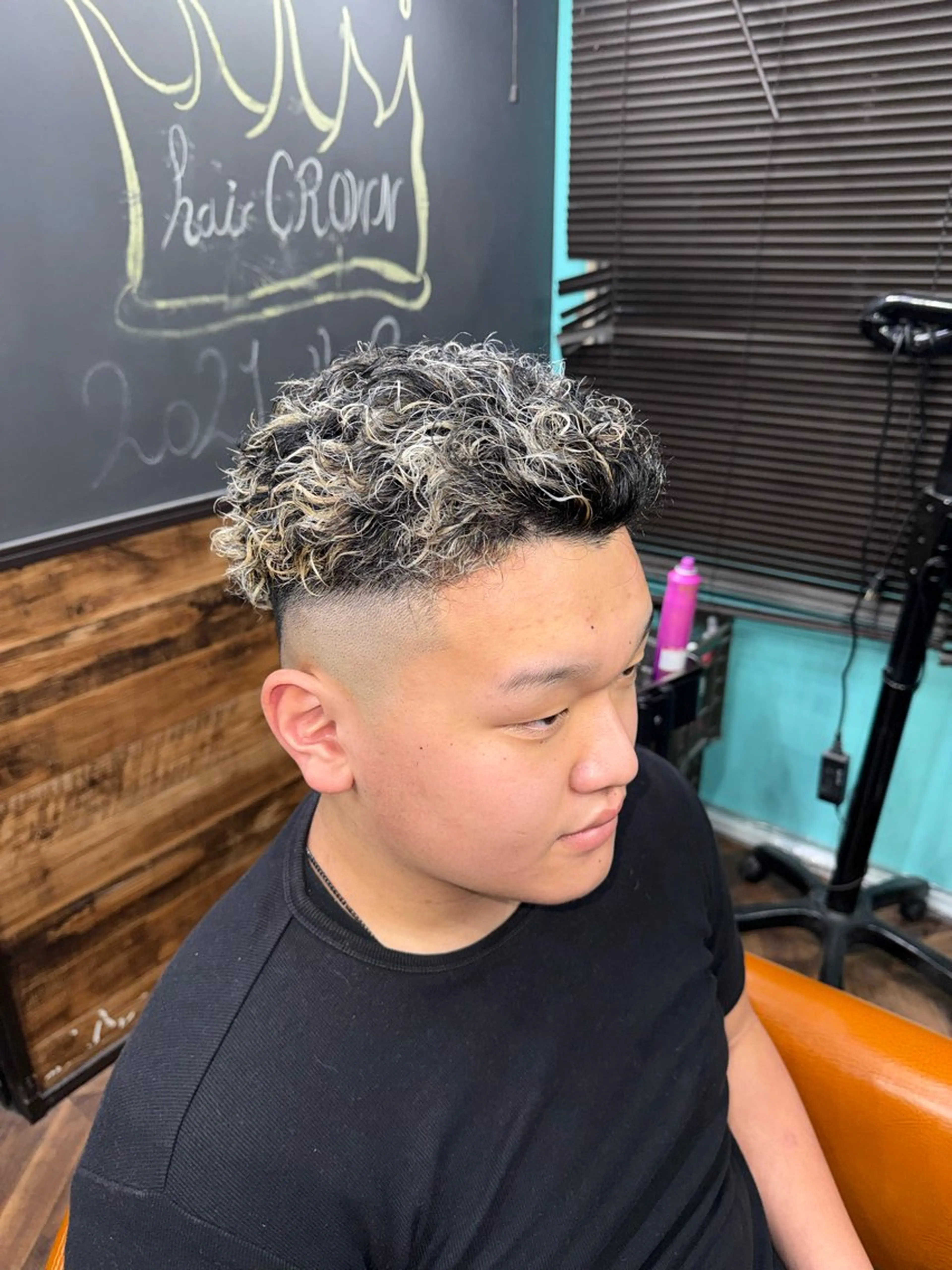 メンズ メンズメッシュ メンズパーマ カット ヘアカラー パーマ メンズ特化型美容師 髙橋玲生/フェードのヘアスタイル