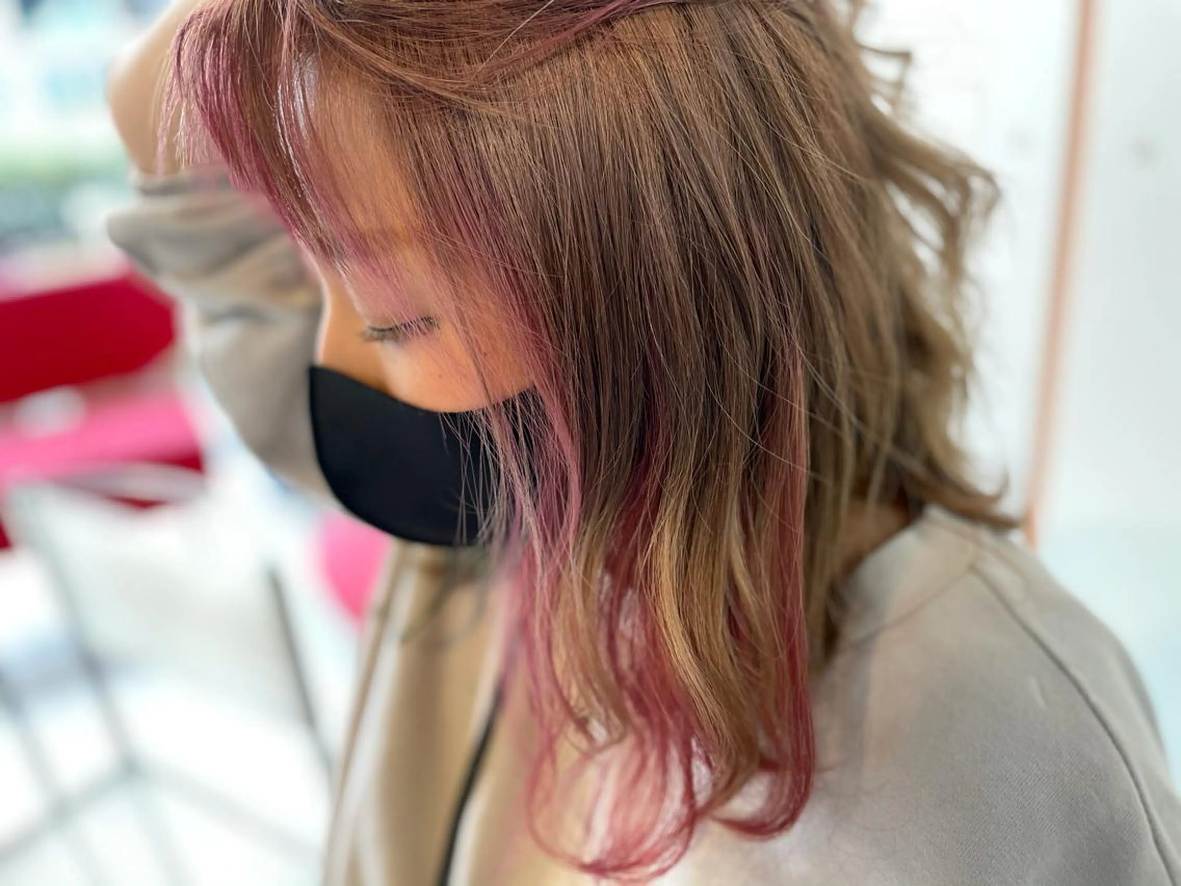 カラー デザインカラー ヘアカラー FUSION     hair &make所属・小森 貫治のヘアスタイル