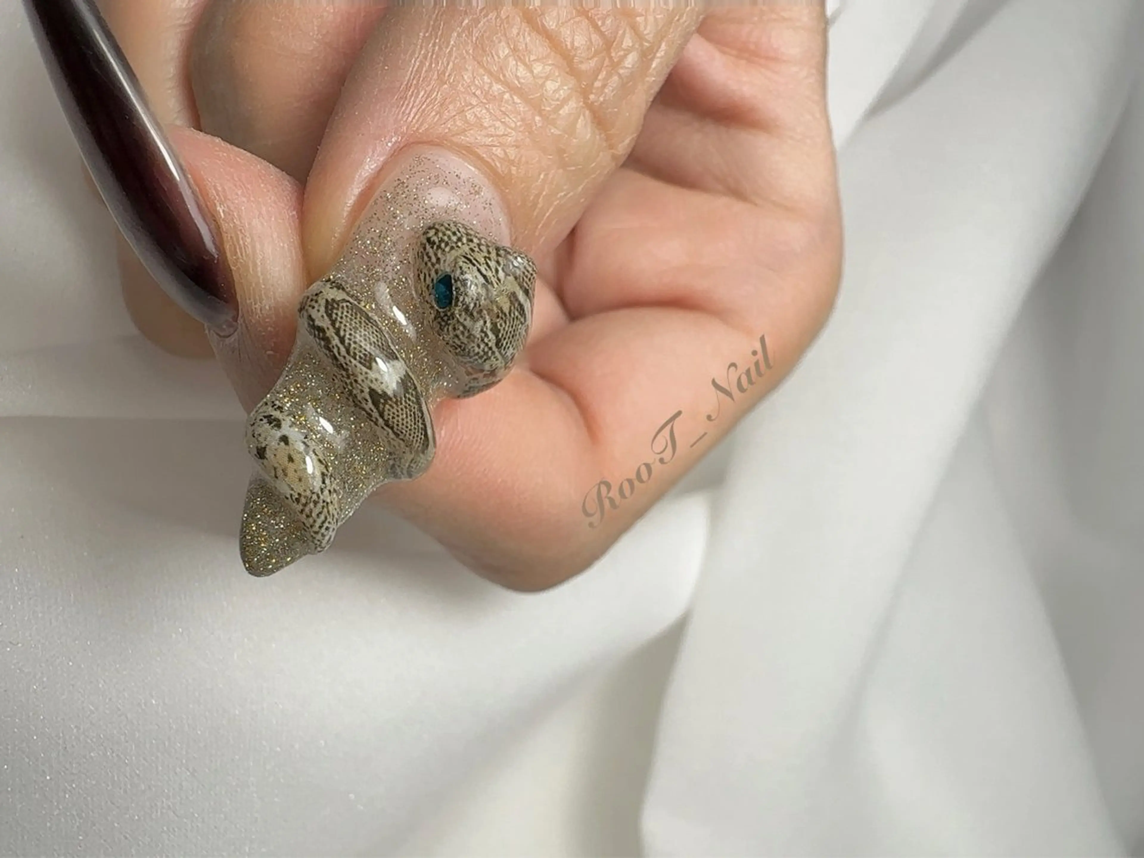 ネイル ぷっくりネイル ハンドネイル RooT Nailのネイルデザイン