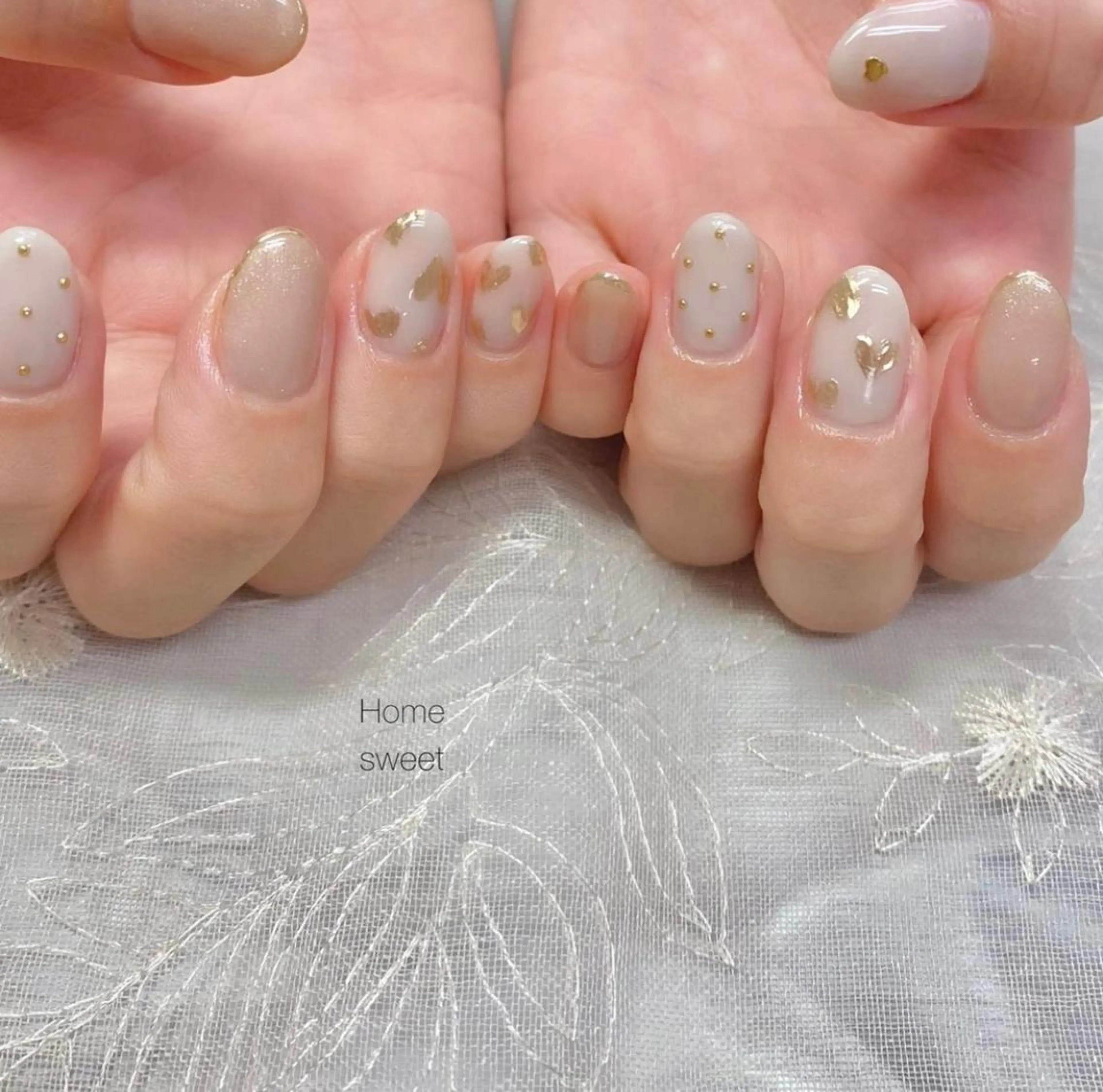 ネイル ショートネイル. Home sweetのネイルデザイン