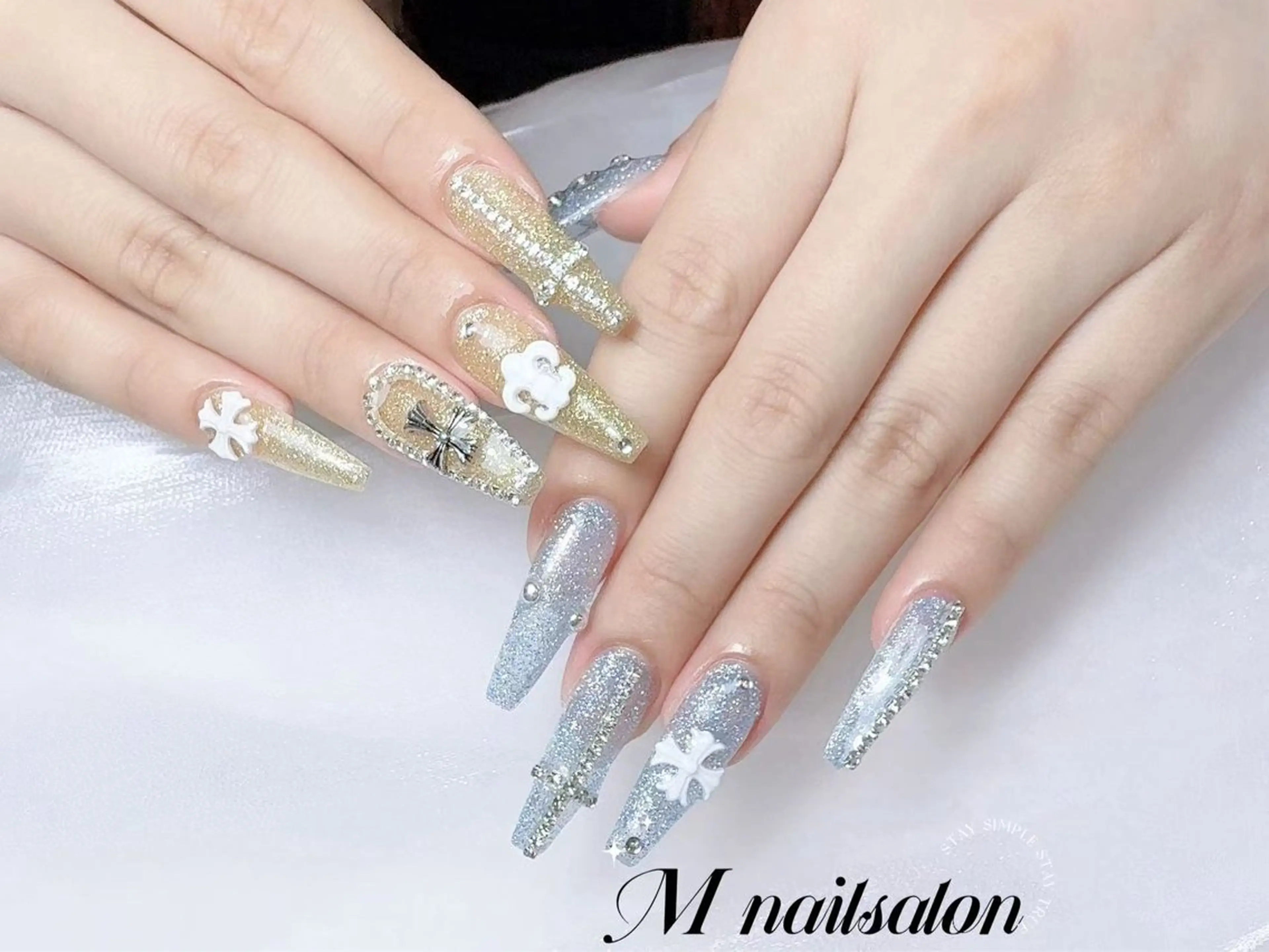 ネイル M🌷nail 長さだし専門店のネイルデザイン