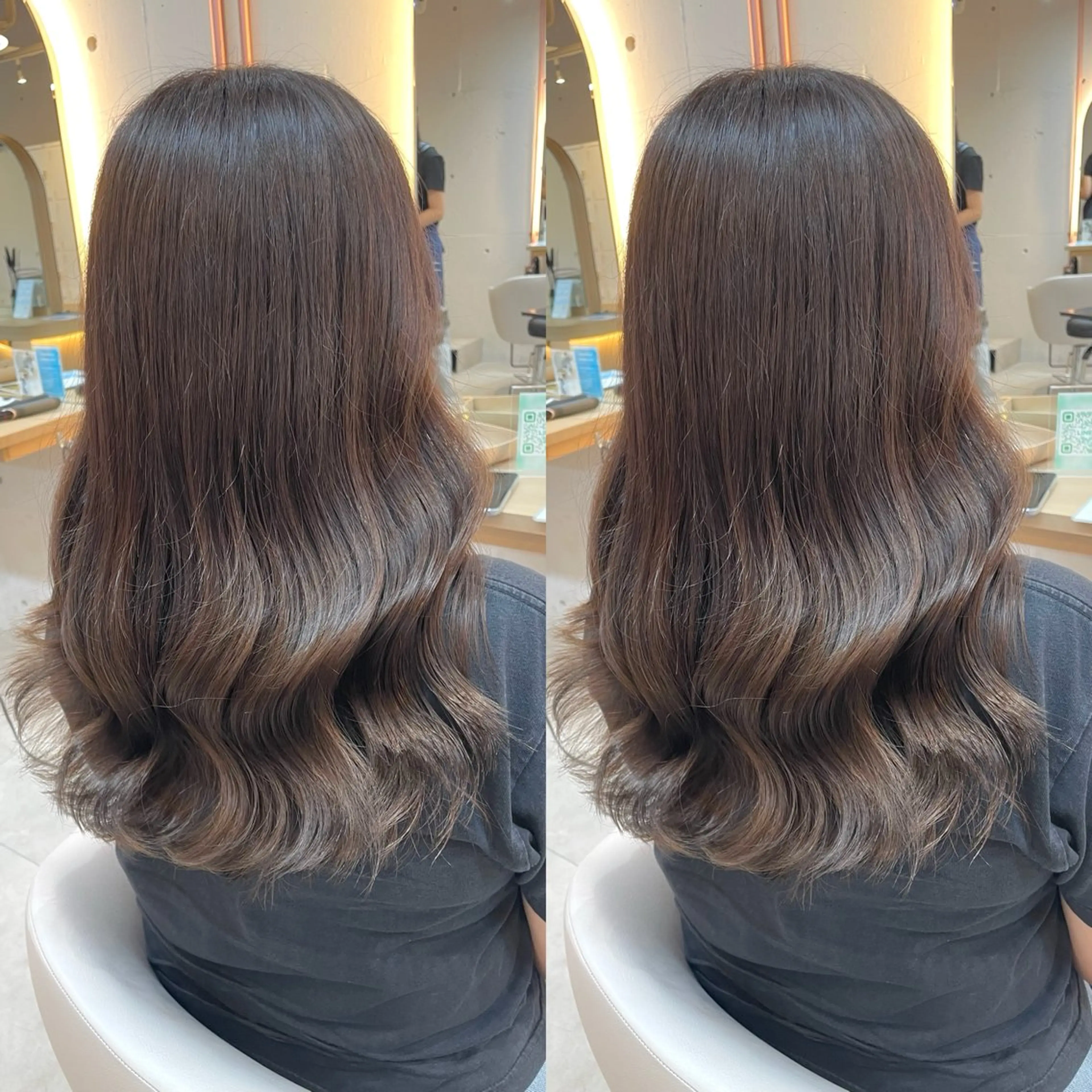 ロング カラー ヘアカラー トリートメント ヘアセット ブリーチ無しダブル カラー🦕まどかのヘアスタイル