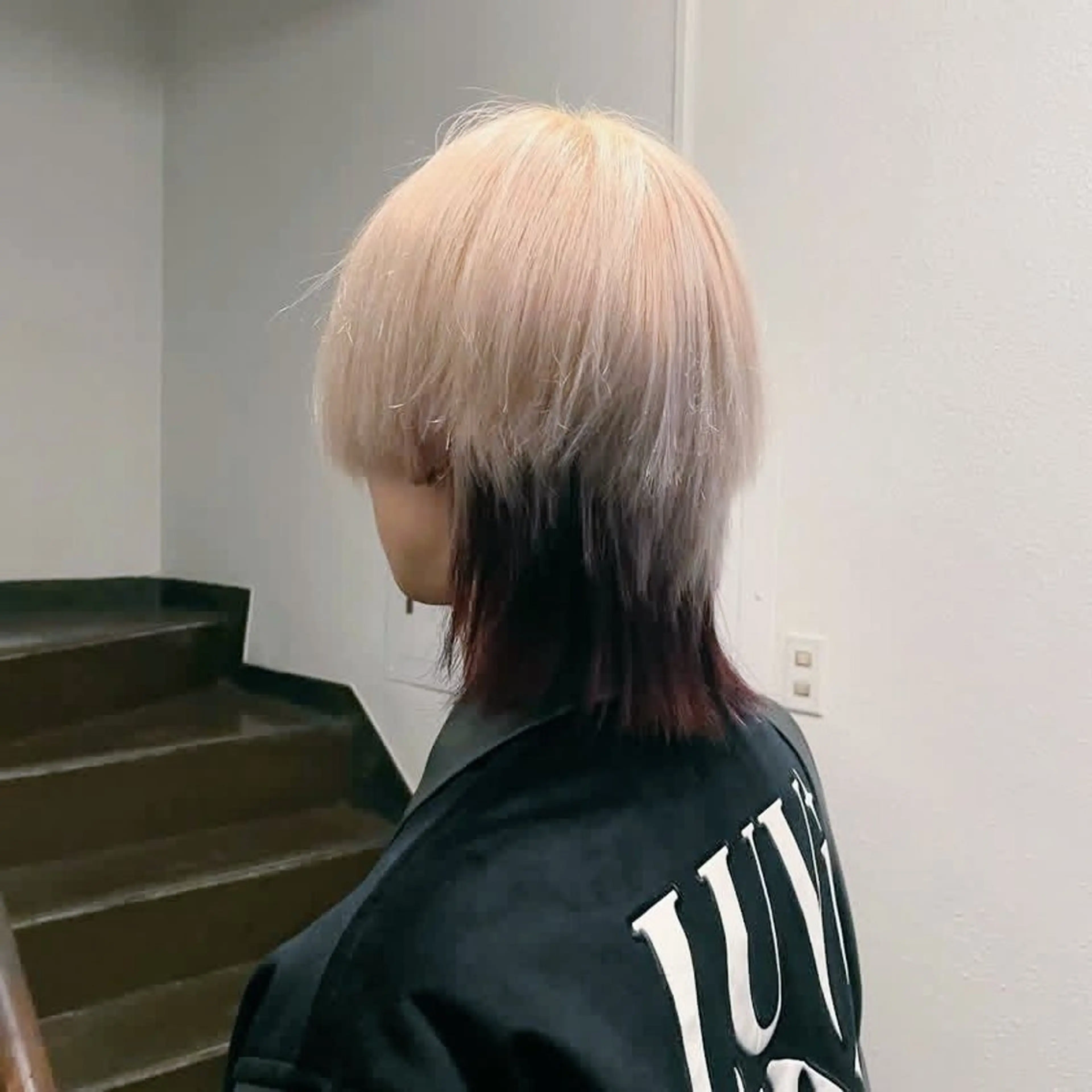 メンズ カラー ブロンド レッドカラー ホワイトブロンド ヘアカラー あべかりん/原宿 /マツパ/ハイトーンのヘアスタイル