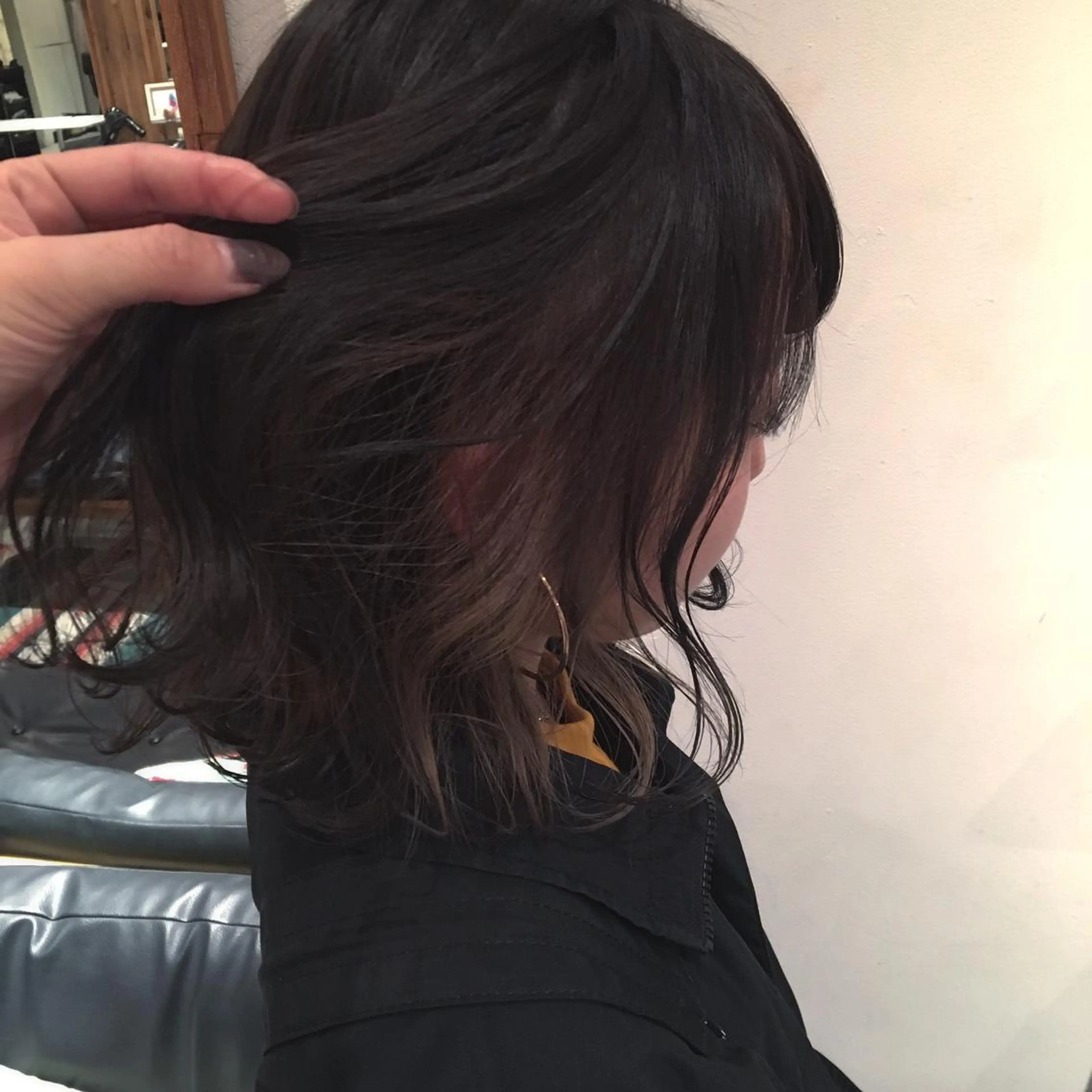 ミディアム カラー ベージュカラー インナーカラー ヘアカラー マンツーマン美容師 立川　♡MIHO♡のヘアスタイル