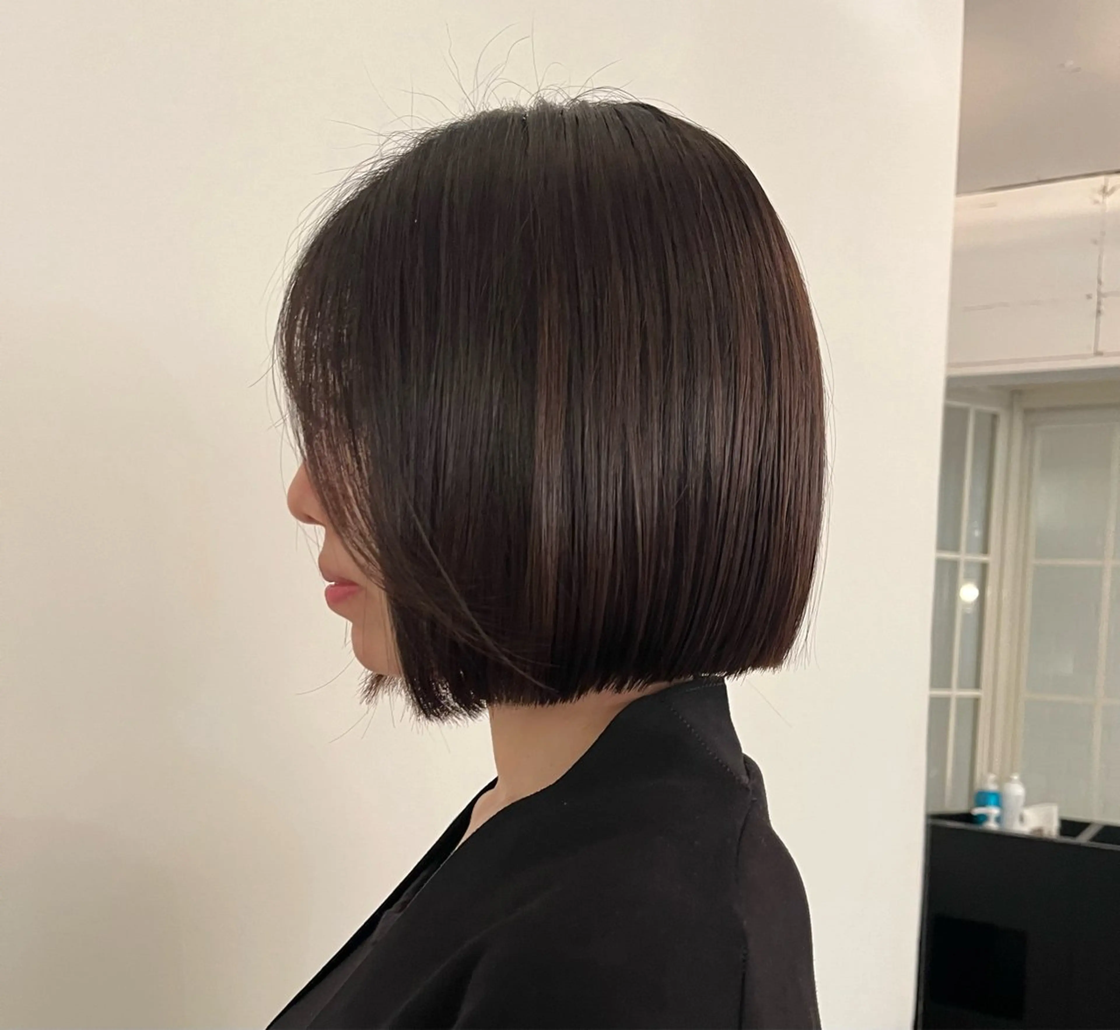 ミディアム ボブ 韓国風ヘア ブリーチなし/透明感 /ショート/大世のヘアスタイル