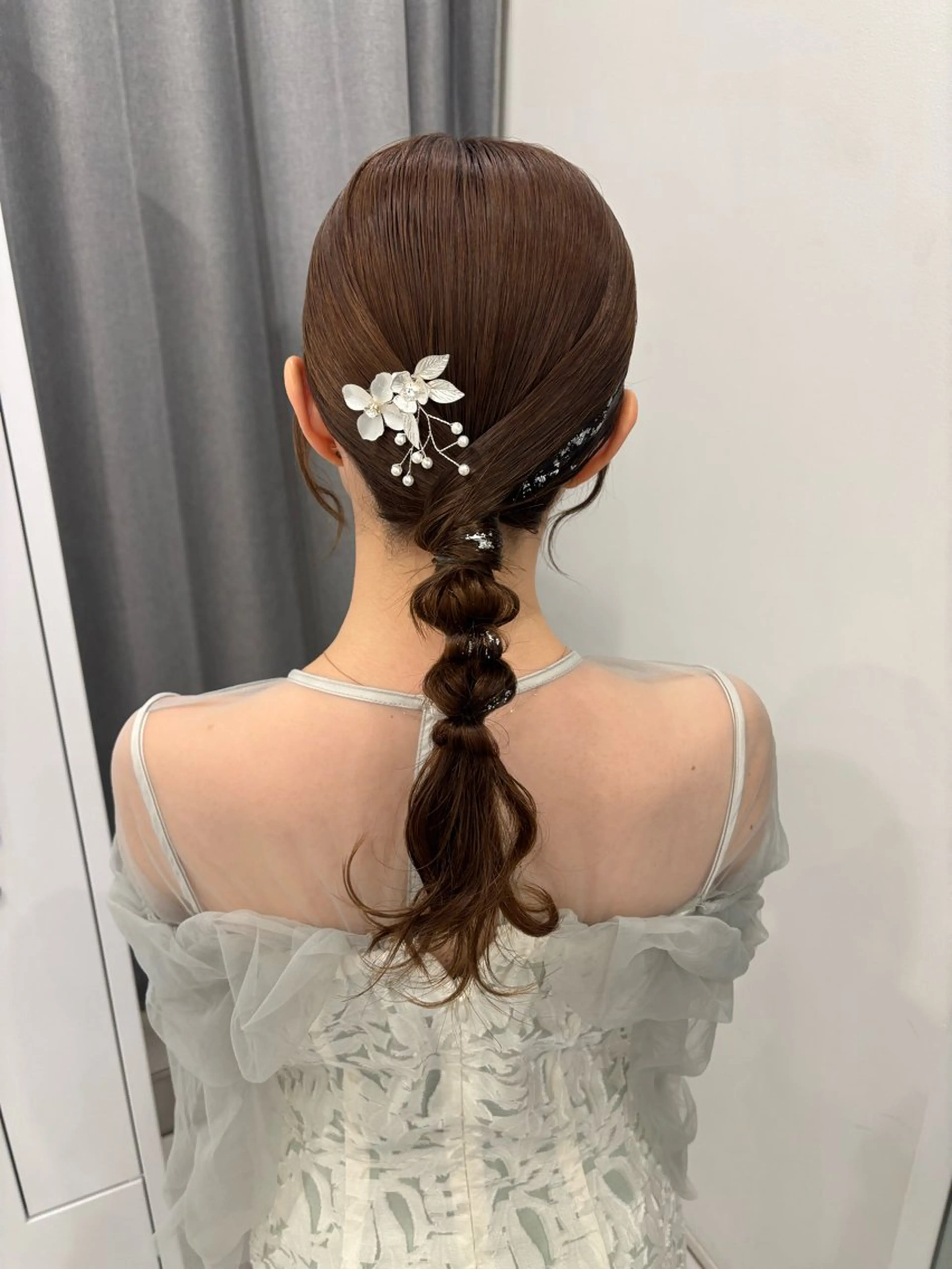 ヘアアレンジ 結婚式・ブライダル デート ヘアセット レイヤーカット🎀 kanaのヘアスタイル