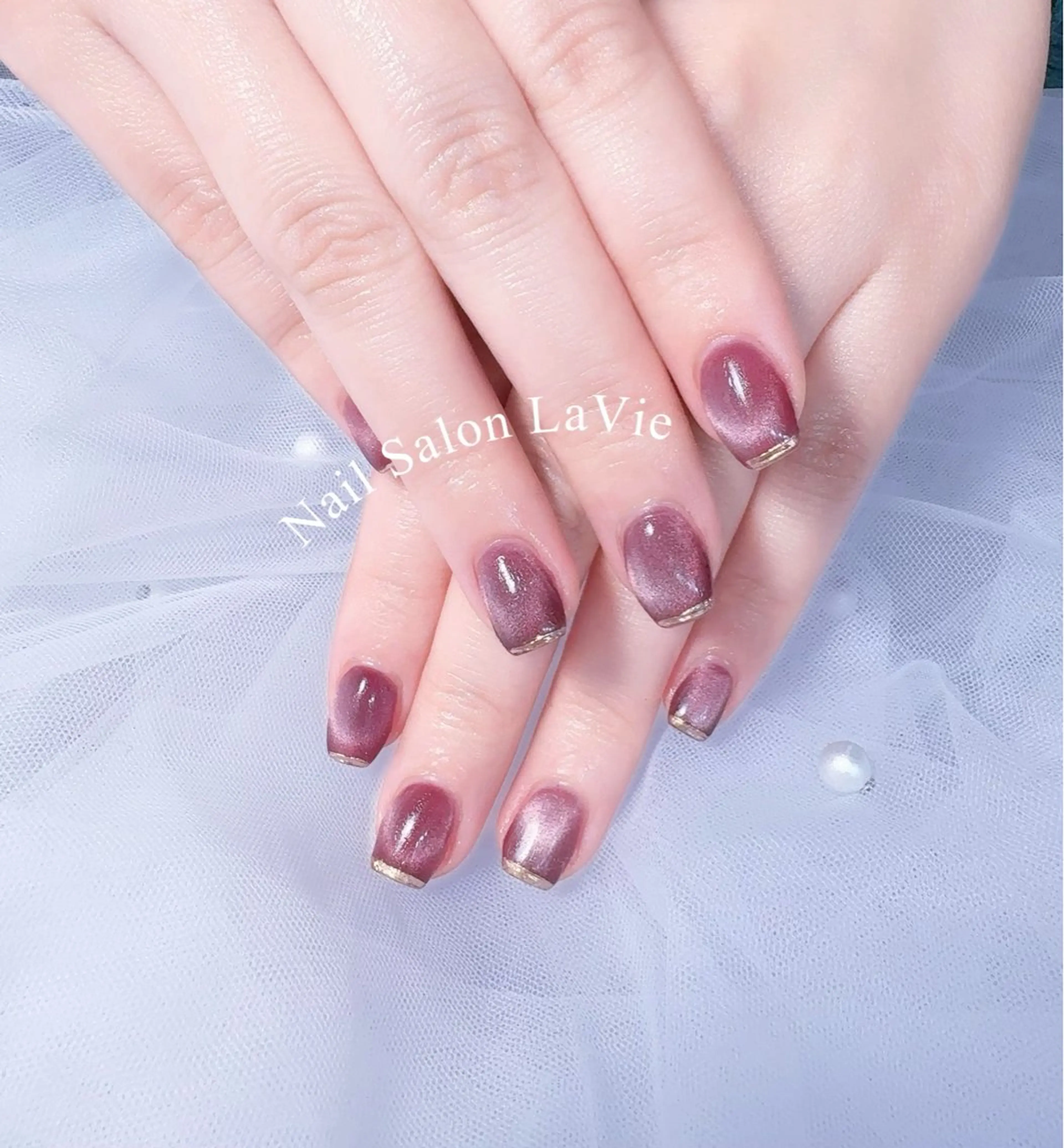 ネイル マグネットネイル ハンドネイル Nail Salon LaVieのネイルデザイン