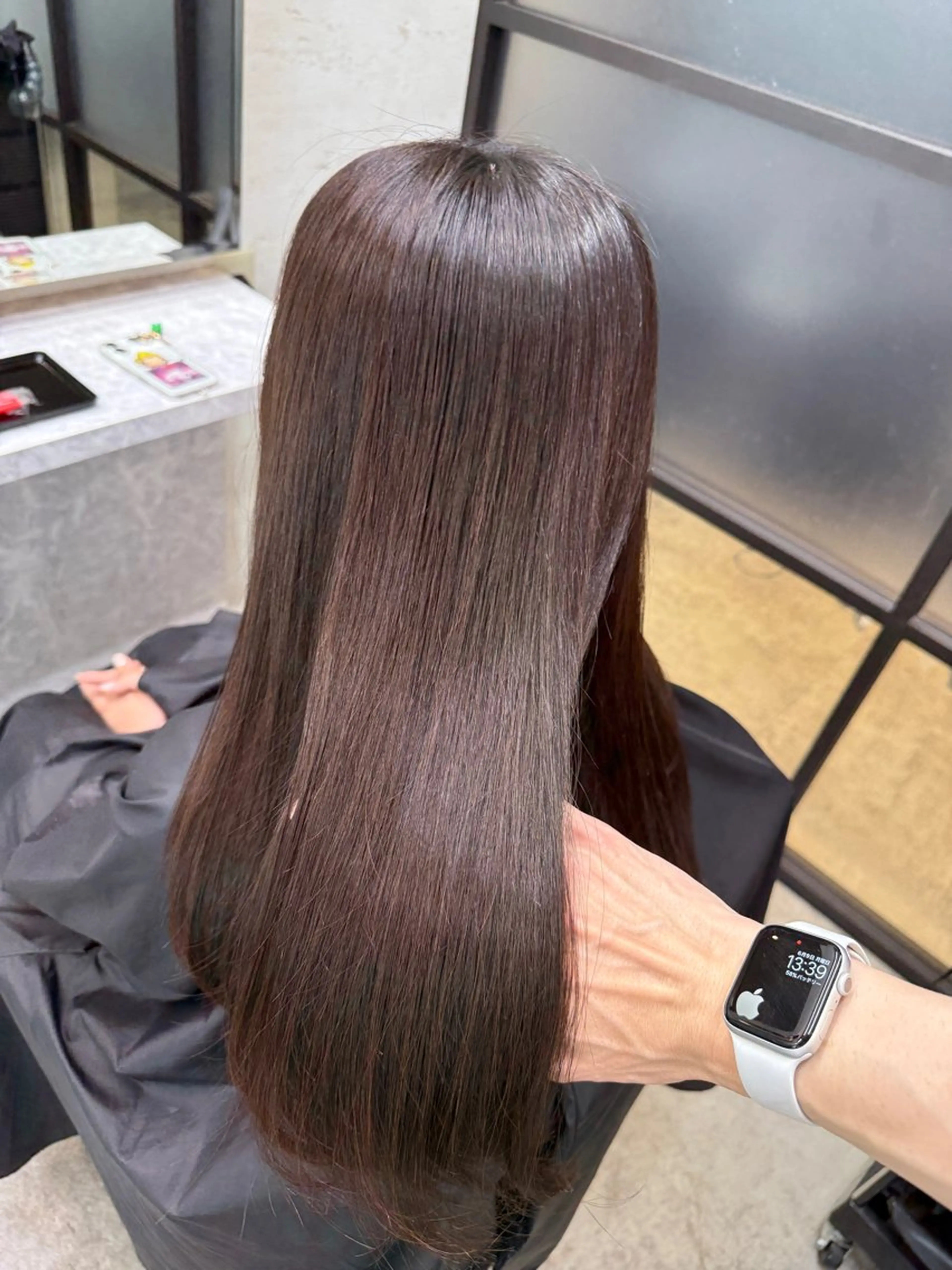 ロング 縮毛矯正 トリートメント ⭐️縮毛矯正特化 小松邦彦⭐️のヘアスタイル
