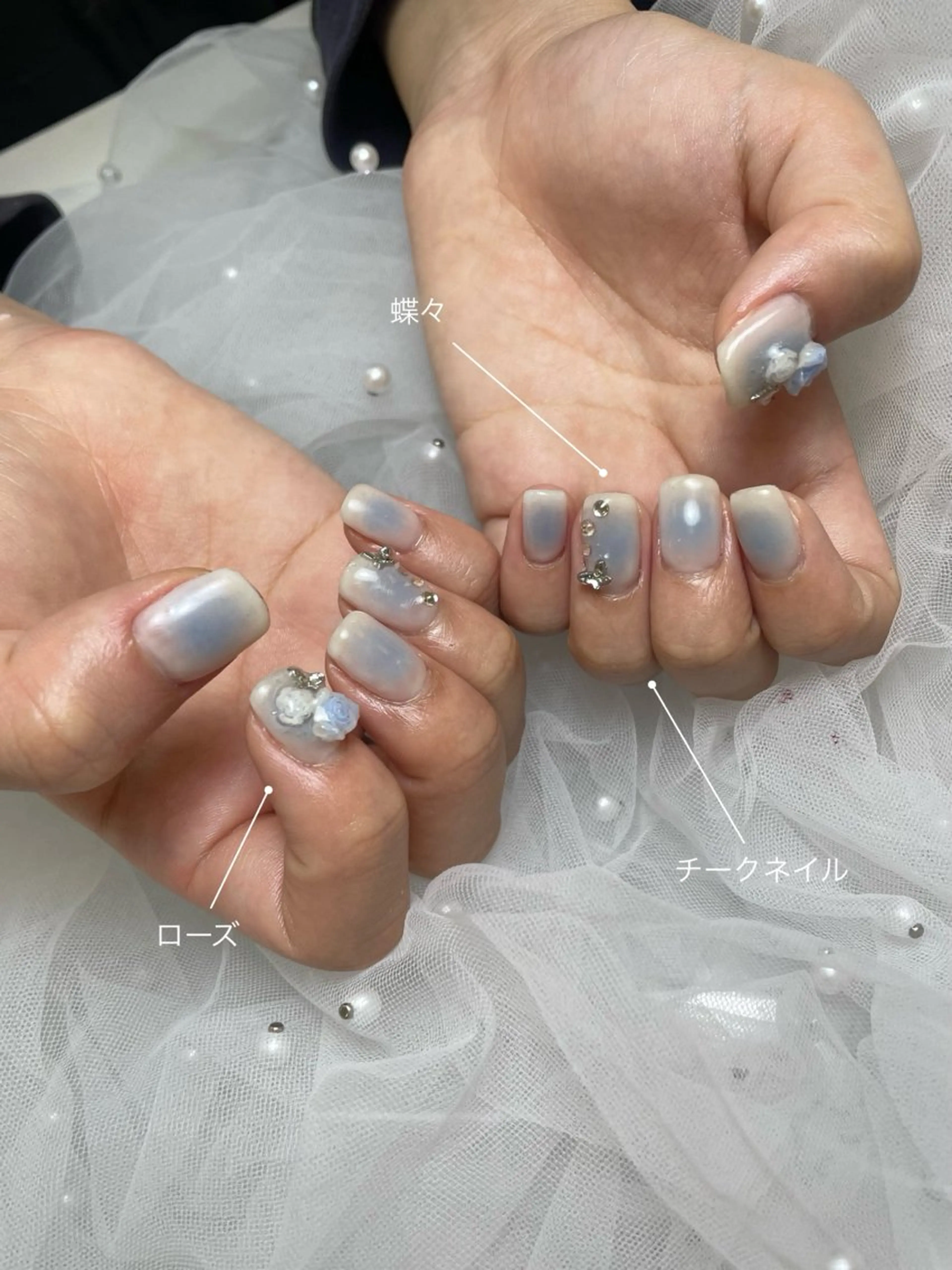 ネイル ハンドネイル フットネイル パーツたくさん🍓 SUMIのネイルデザイン