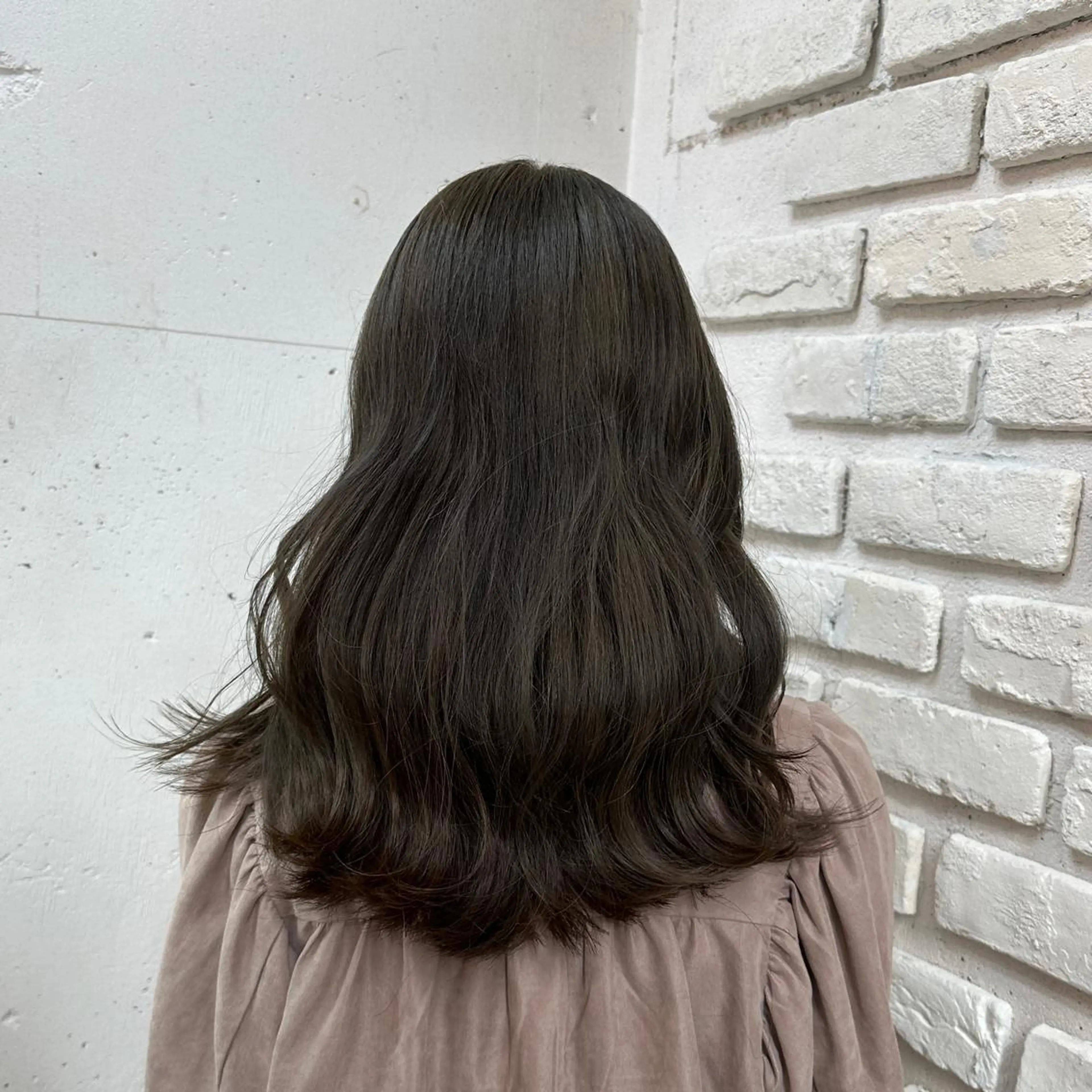 セミロング カラー 池袋メンズ パーマ本多のヘアスタイル