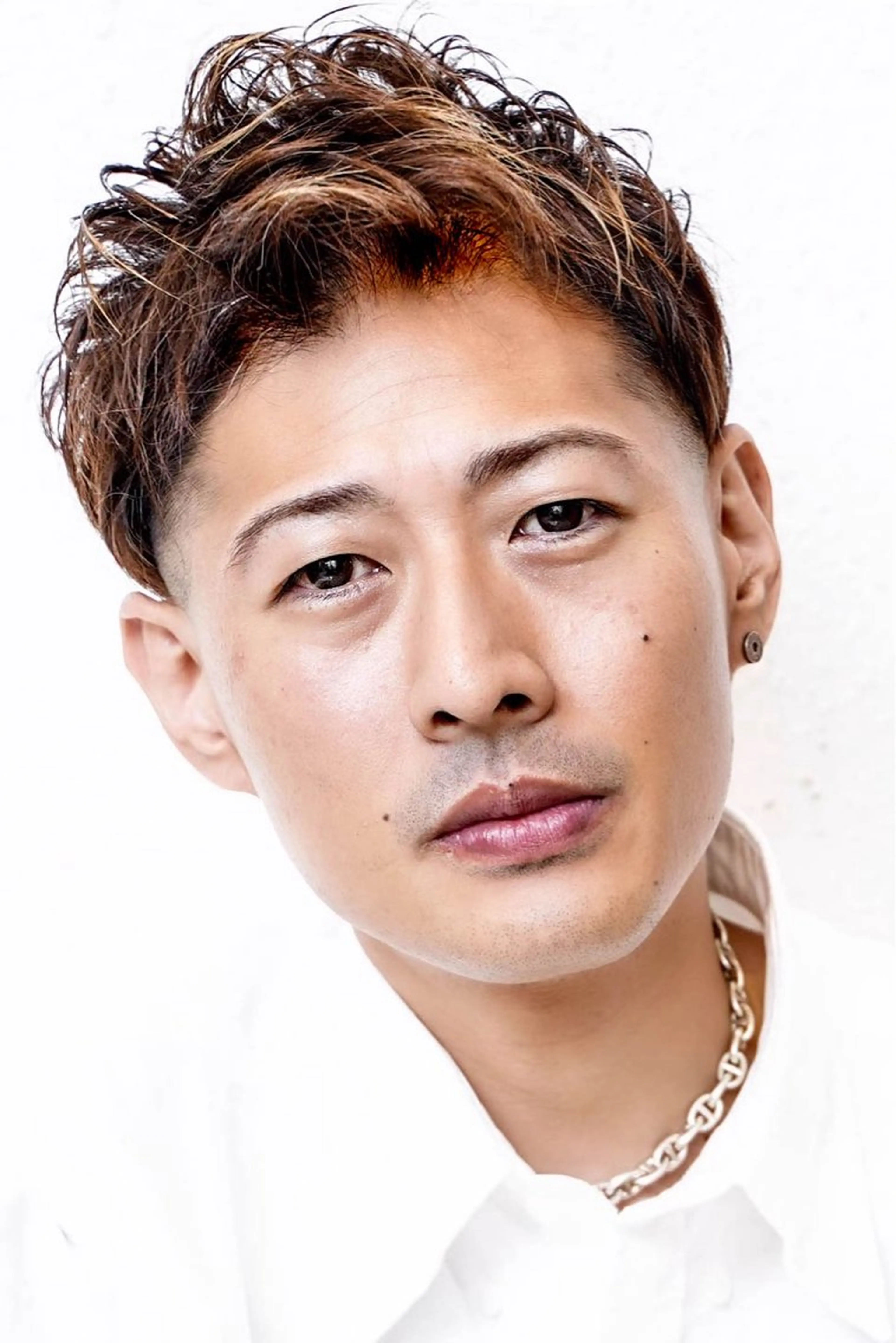 メンズ アップバング ビジネス 七三 刈り上げ メンズ専門美容室 JR宝塚駅徒歩１分のヘアスタイル