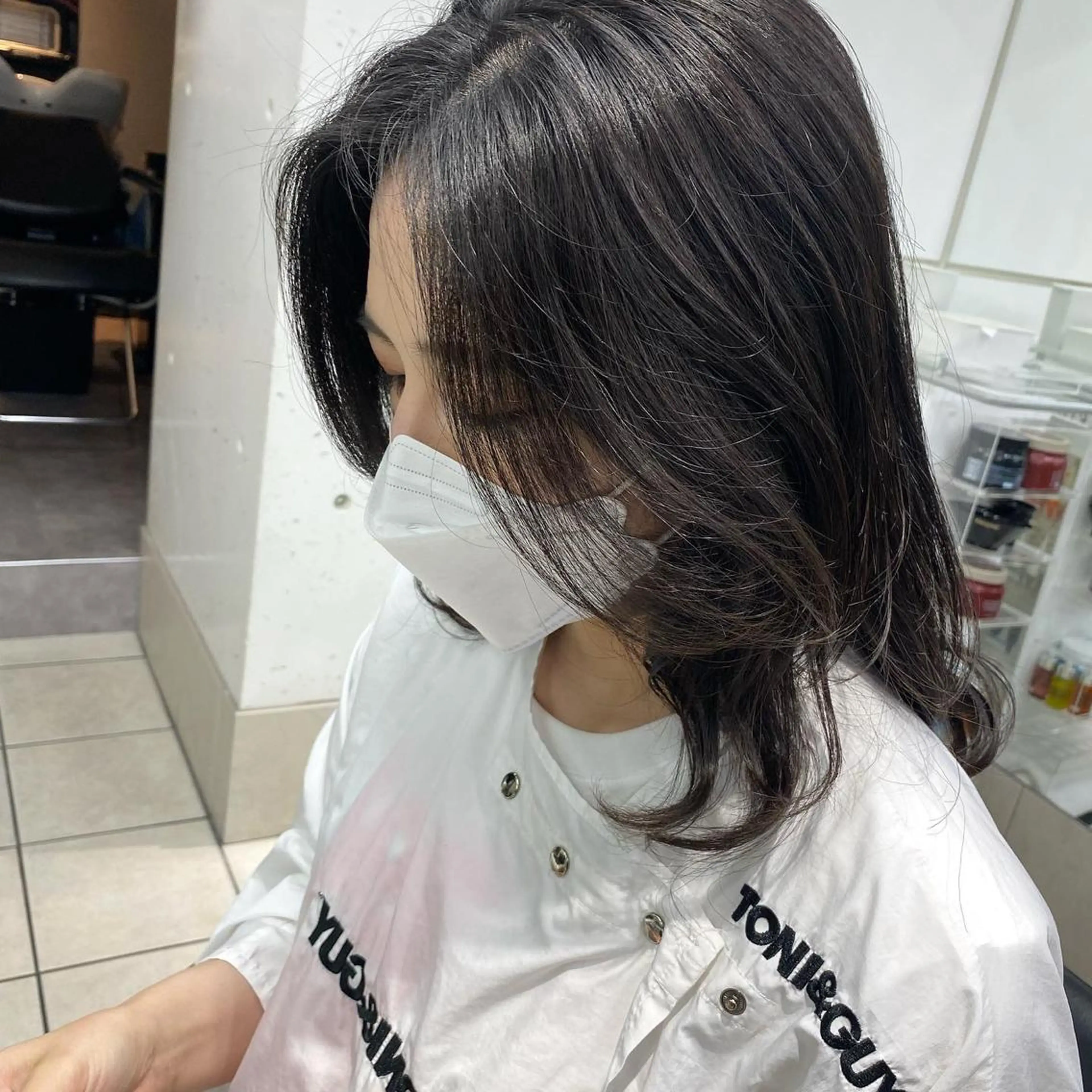 ミディアム パーマ TONI&GUY   EBISU所属・星野 菜月のヘアスタイル