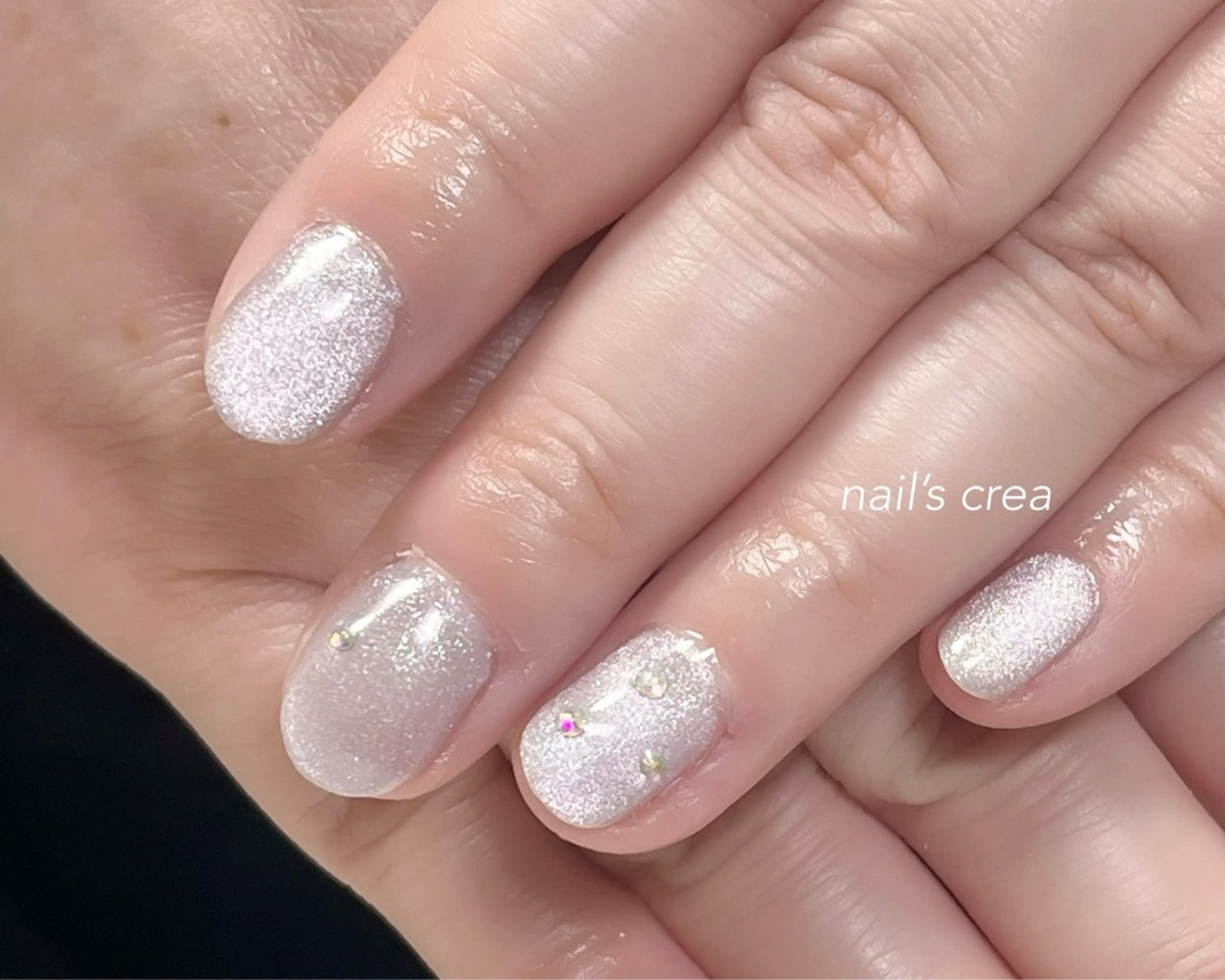 ネイル ジェルネイル 韓国ネイル マグネットネイル ハンドネイル Nail’sCrea あゆかのネイルデザイン