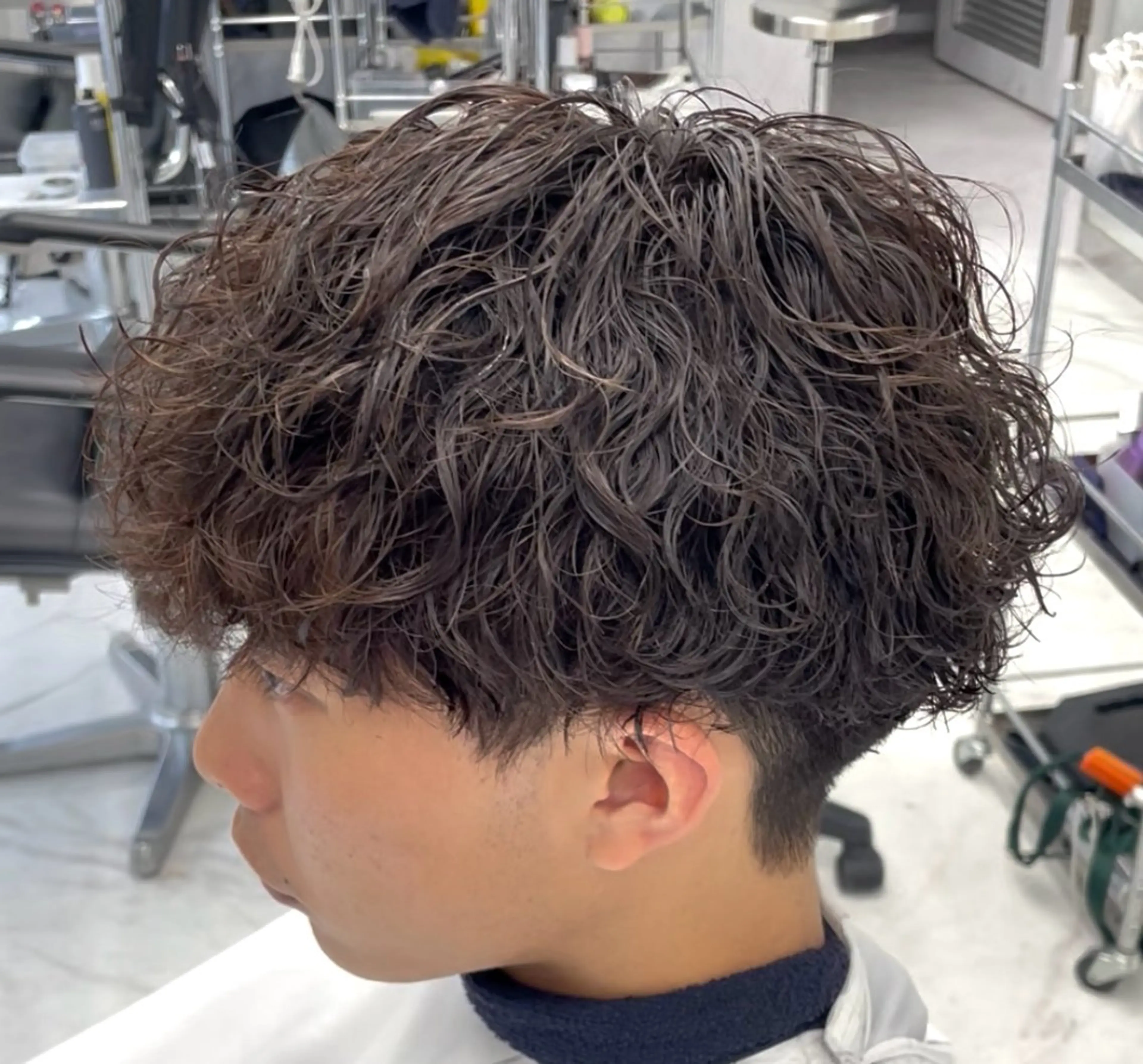 ショート カット パーマ トリートメント ヘアセット 蛯原 興輝のヘアスタイル