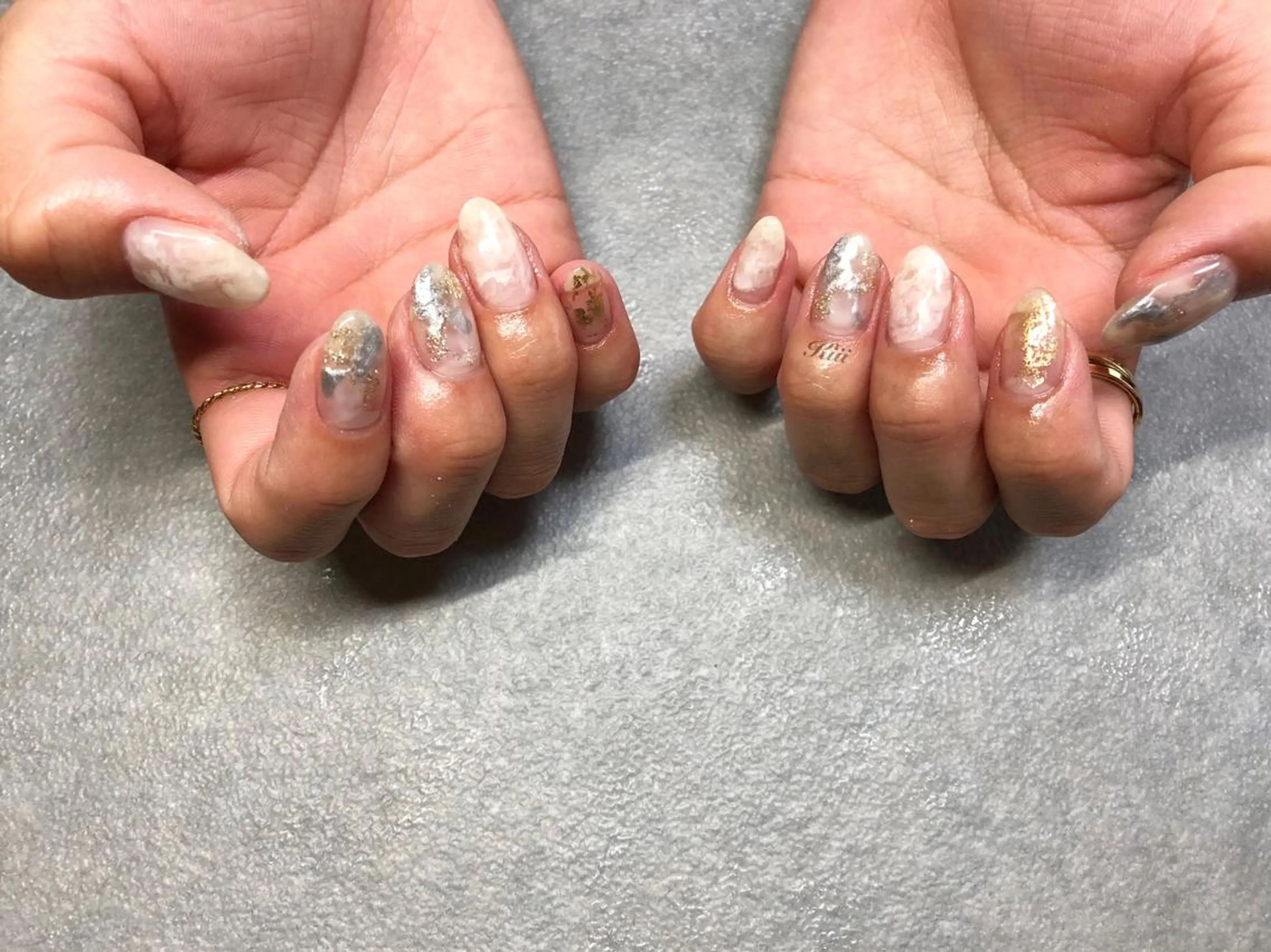 ネイル ハンドネイル フットネイル kiii.__ ✴︎*のネイルデザイン