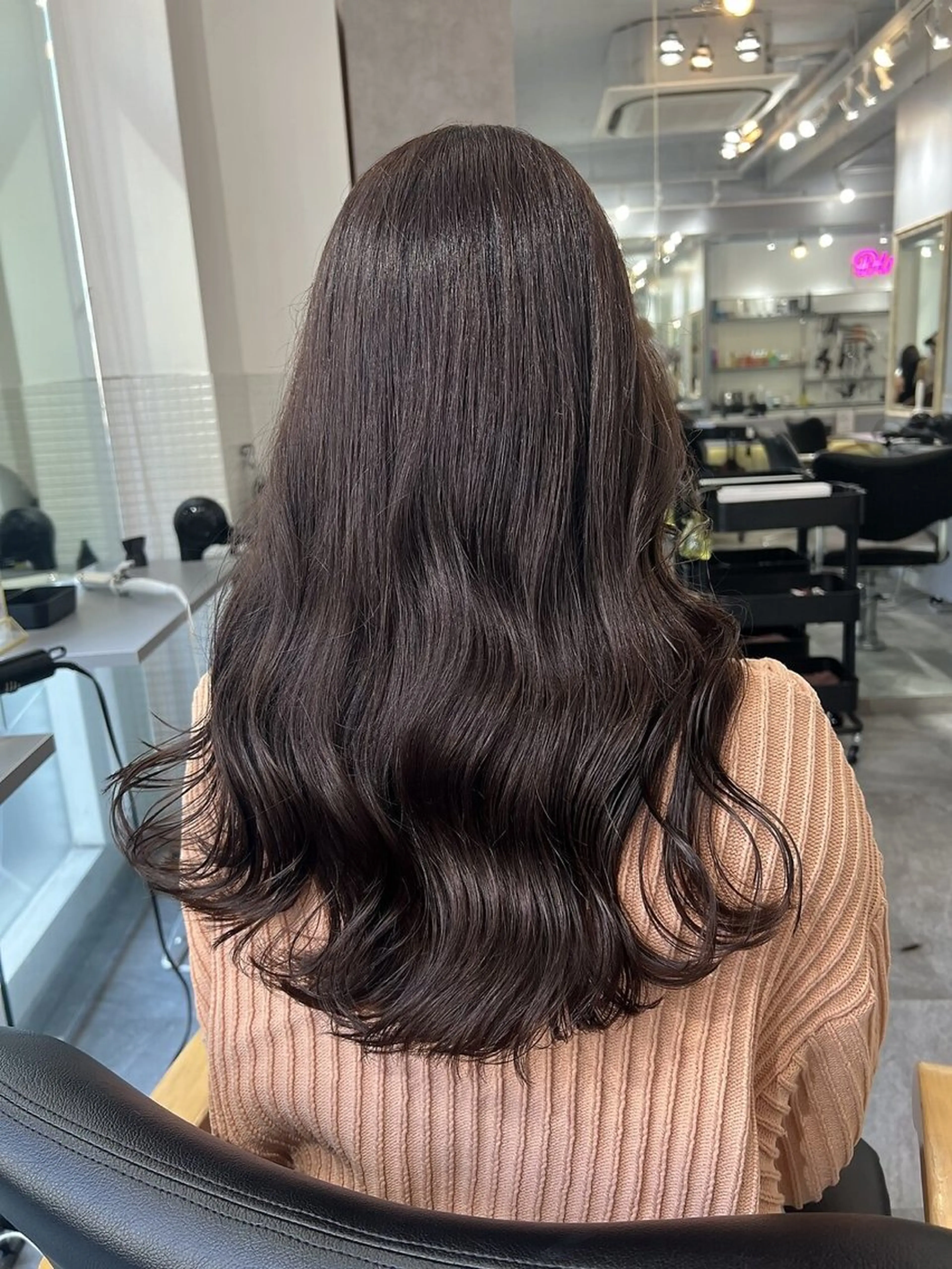 セミロング カラー ハイトーン/ブリーチ 💙みずき💙のヘアスタイル