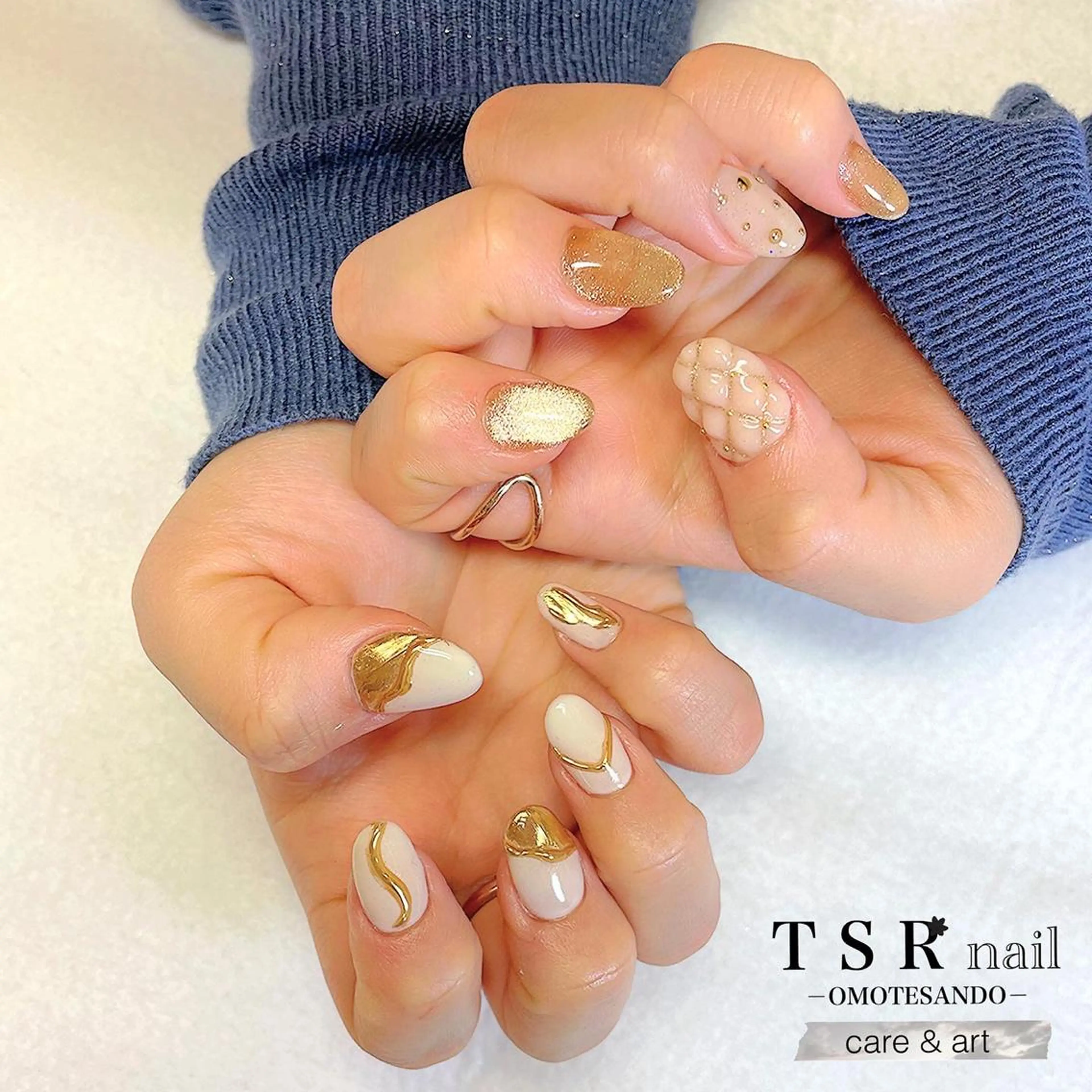 ネイル ニュアンスネイル 爪咲 りり花のネイルデザイン