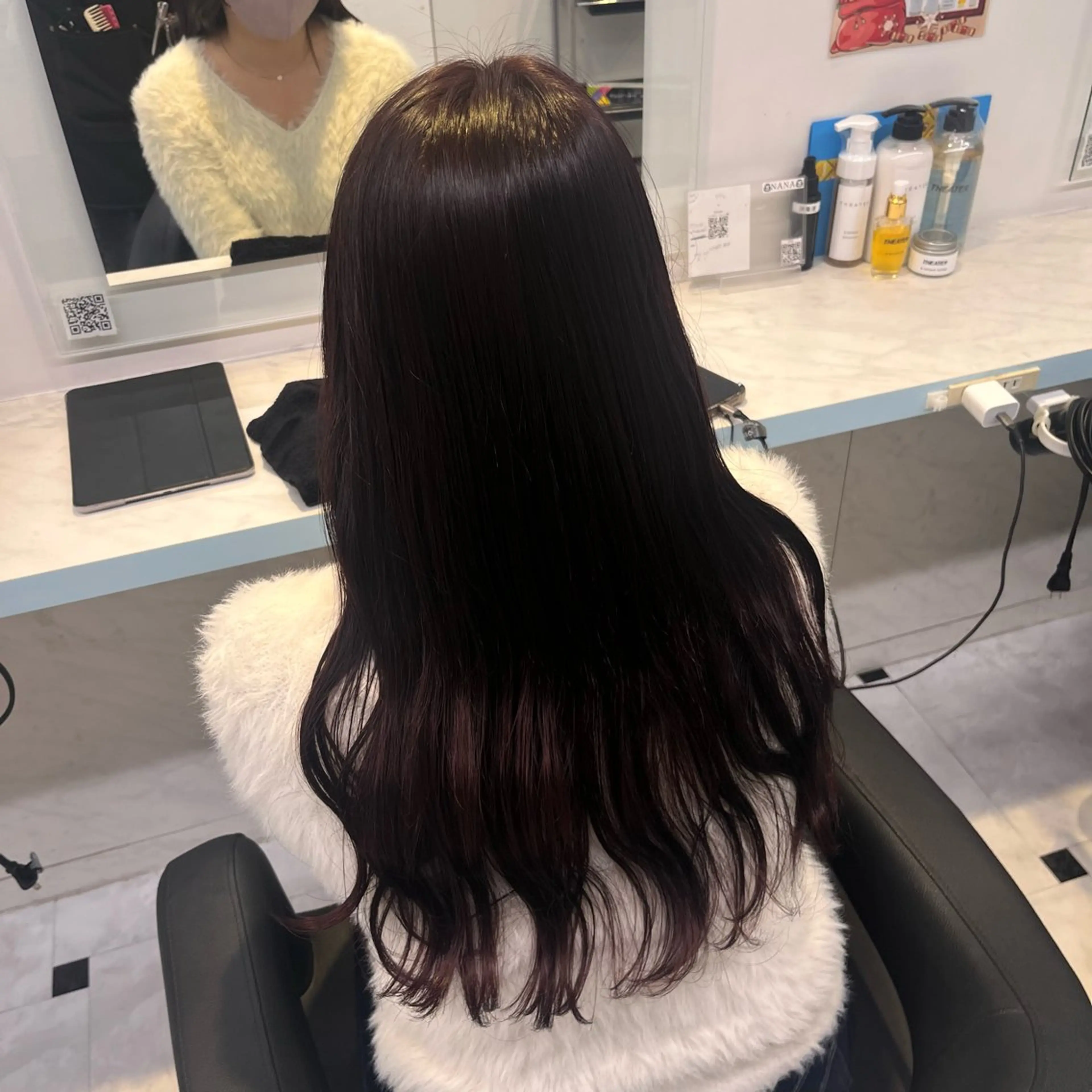 ロング カット ヘアカラー トリートメント ヘアセット NANA💓韓国ヘア /レイヤー/暖色💓のヘアスタイル