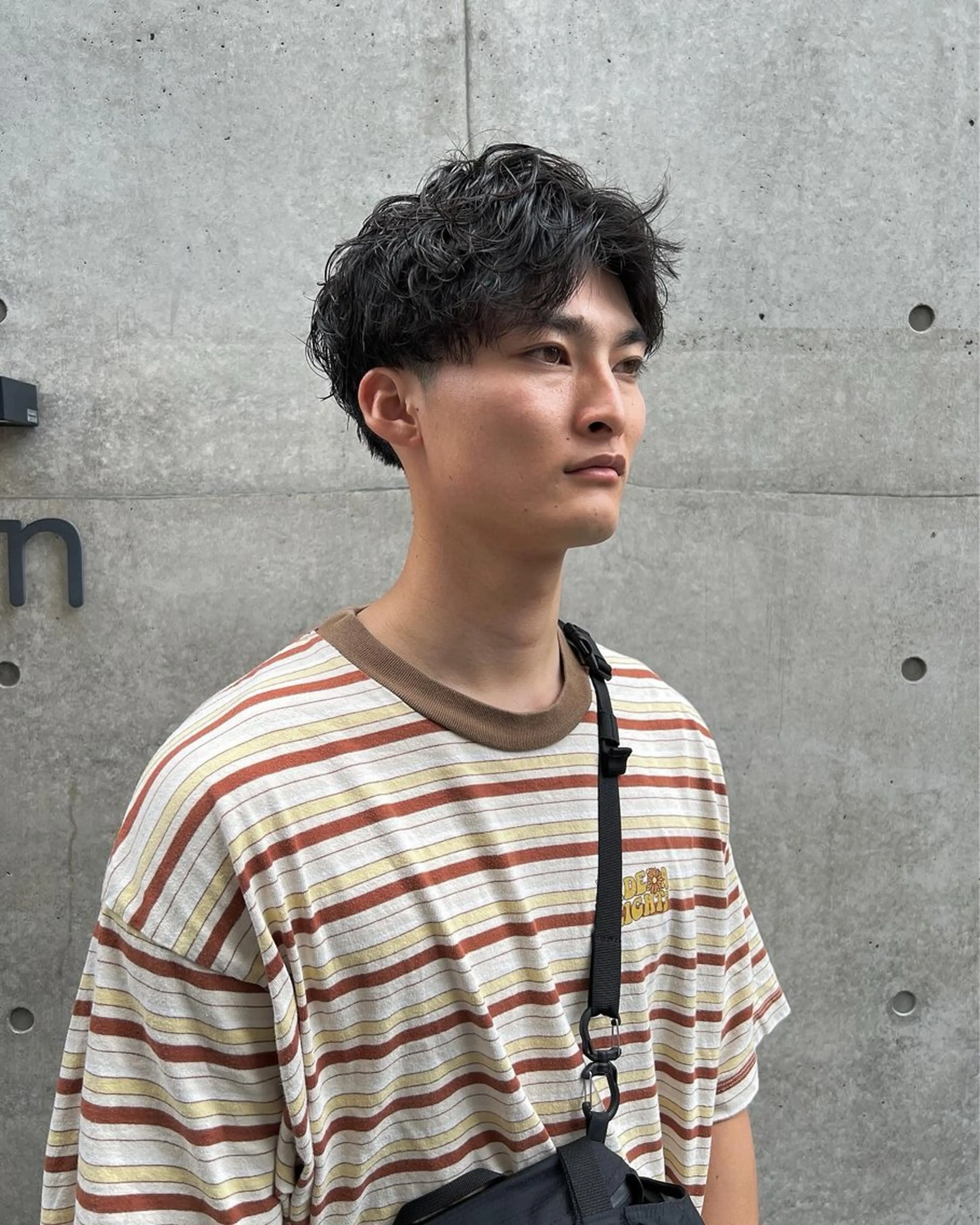 パーマ メンズ メンズパーマ ニュアンスパーマ カット パーマ 大阪メンズパーマ /ショート/らいのヘアスタイル