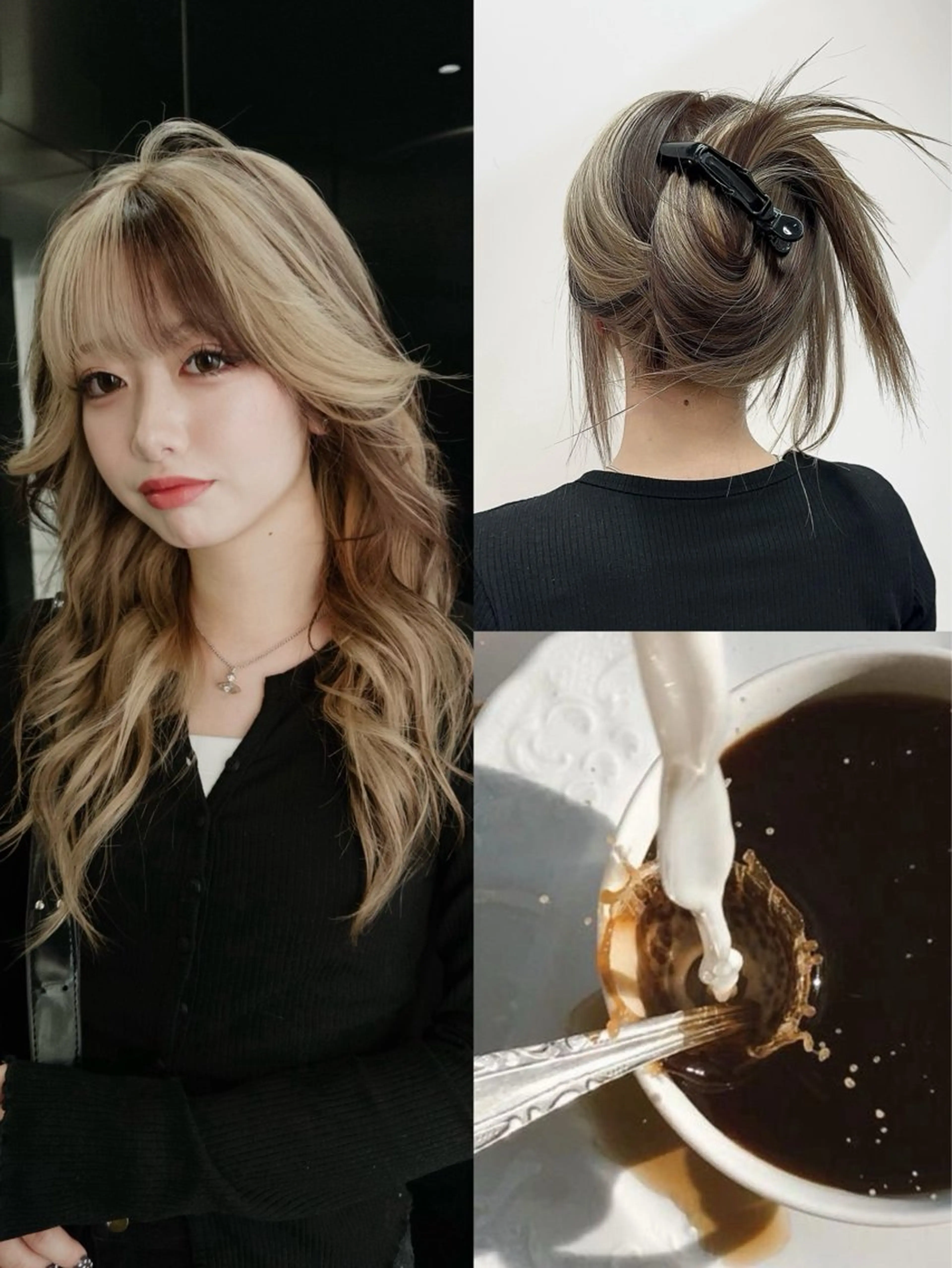 セミロング カラー カット ヘアカラー トリートメント ケアブリーチ特化✨/ 艶カラー/エクステのヘアスタイル