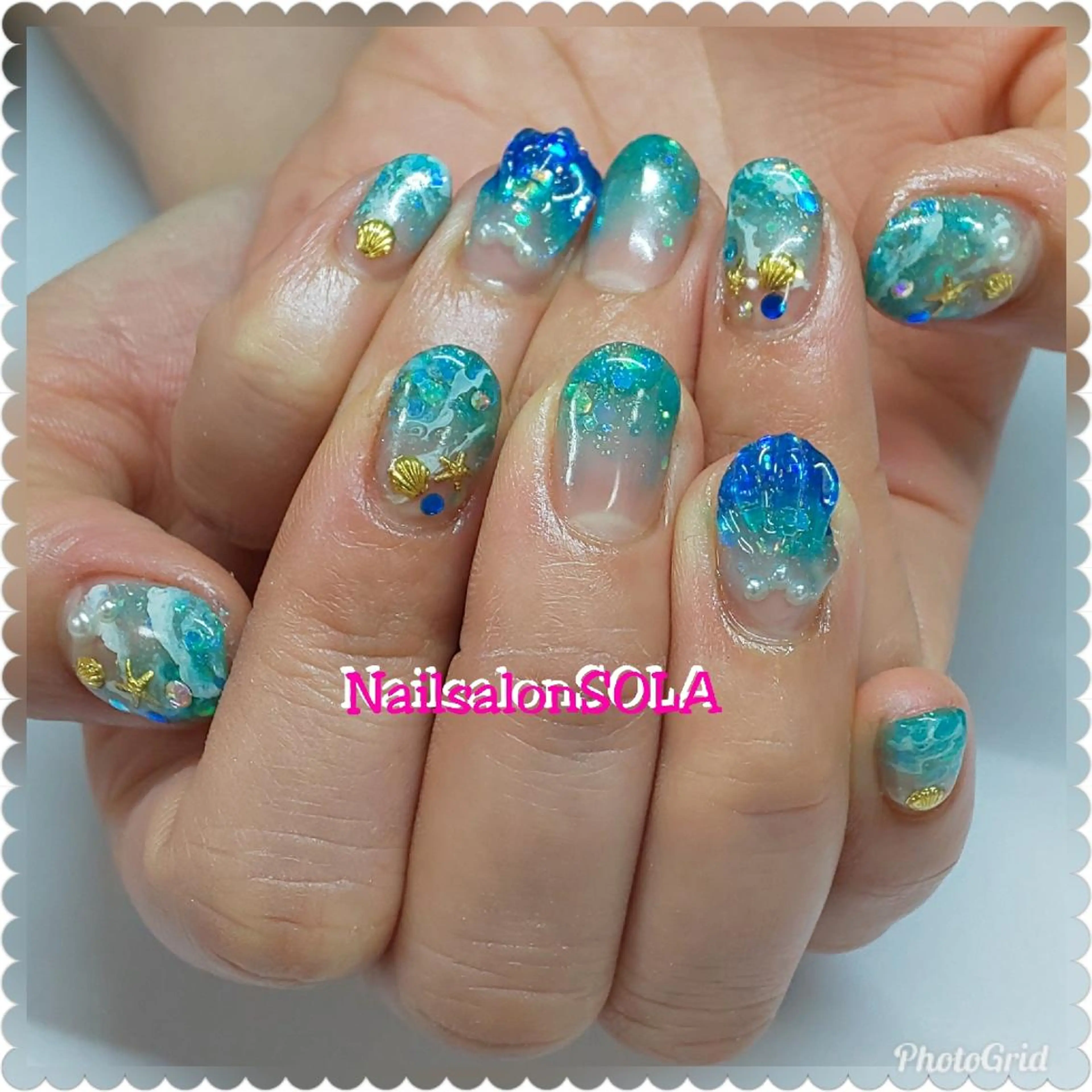 ネイル グラデーション ハンドネイル 田代 夏子のネイルデザイン