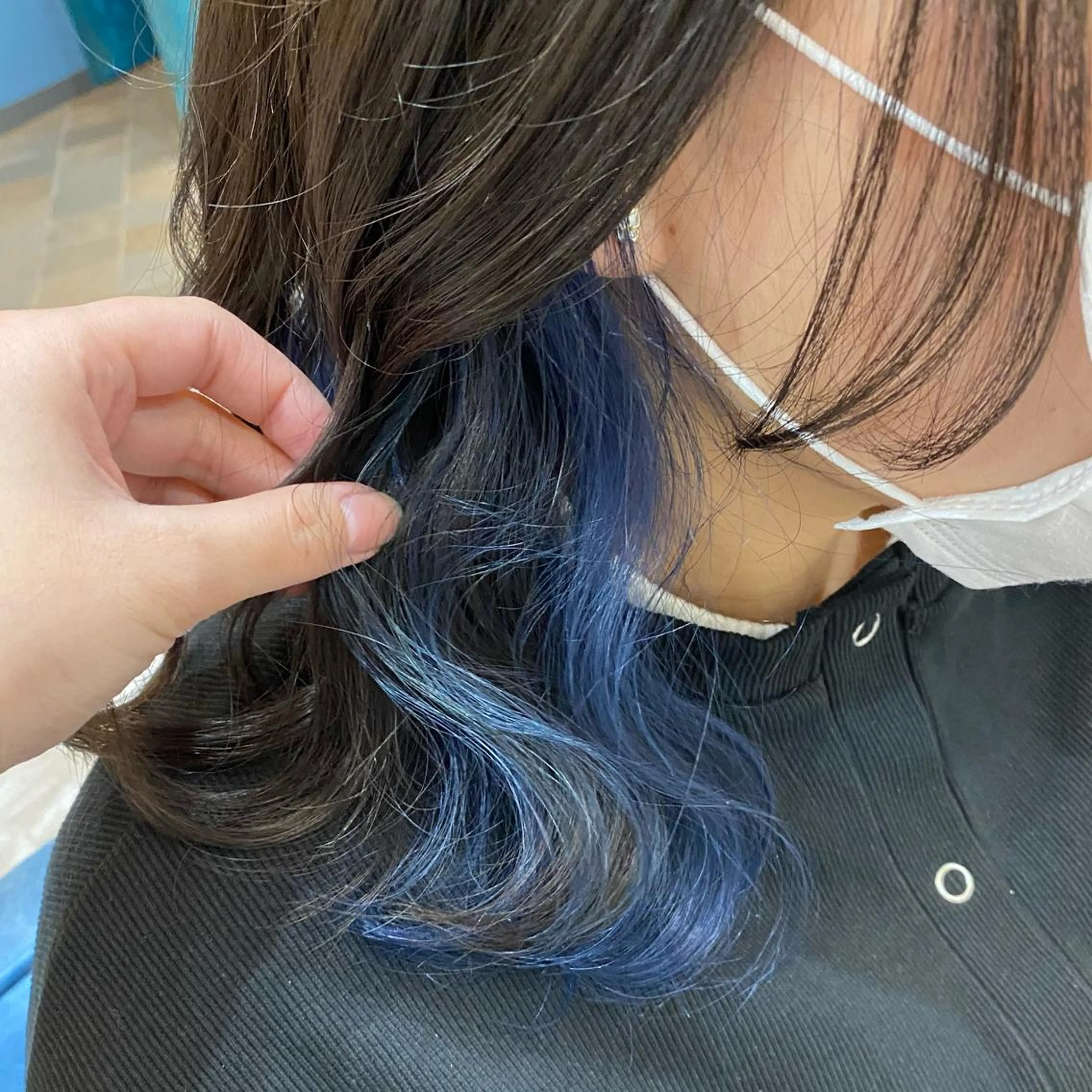 ミディアム カラー カット ヘアカラー トリートメント 🫧透け感⋆艶髪💎 山口アヤカのヘアスタイル