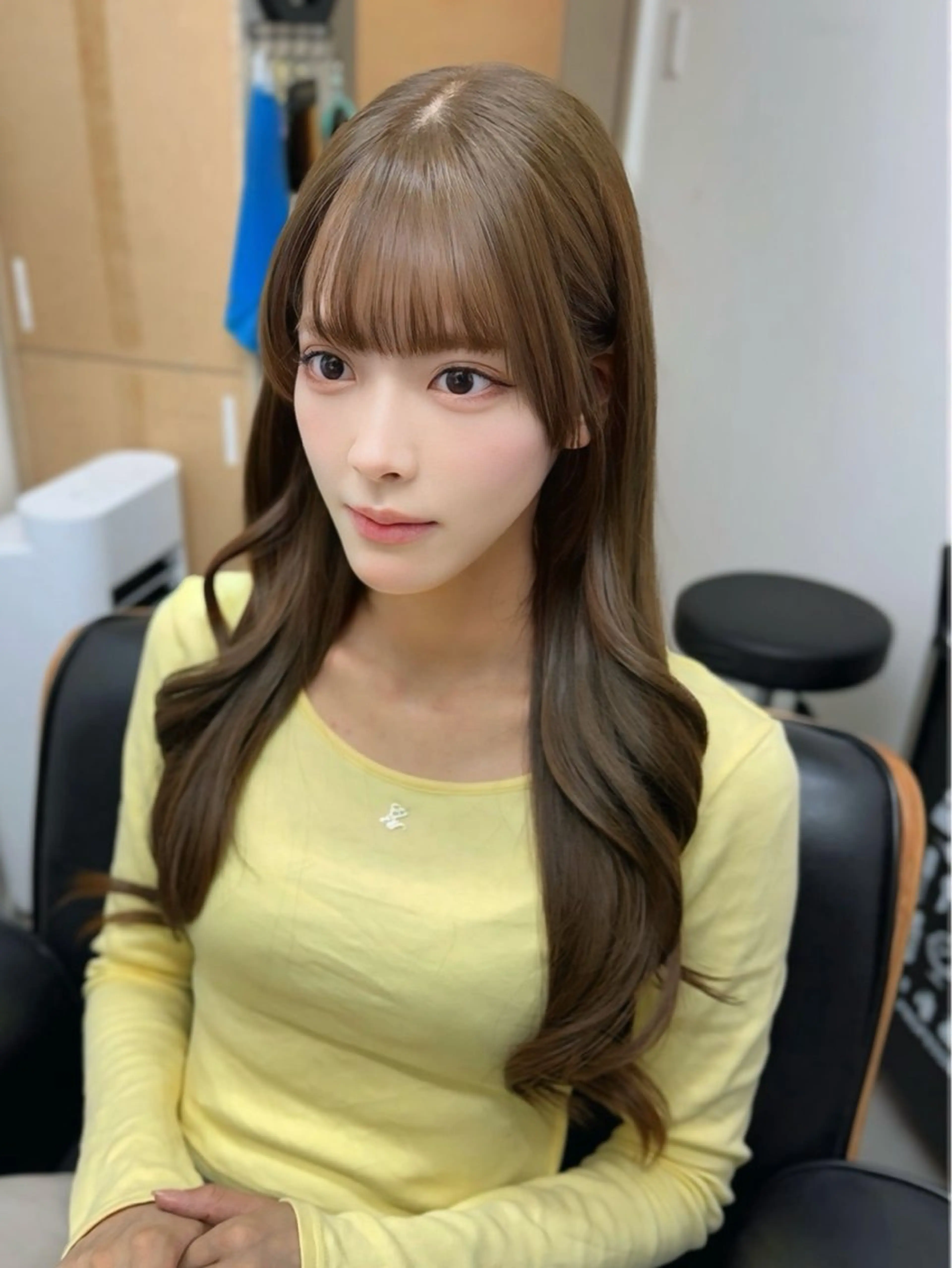 ロング カラー アディクシーカラー イルミナカラー クオルシアカラー 髪質改善 韓国風ヘア カット ヘアカラー トリートメント 艶髪改善師/高橋潤 /縮毛矯正のヘアスタイル