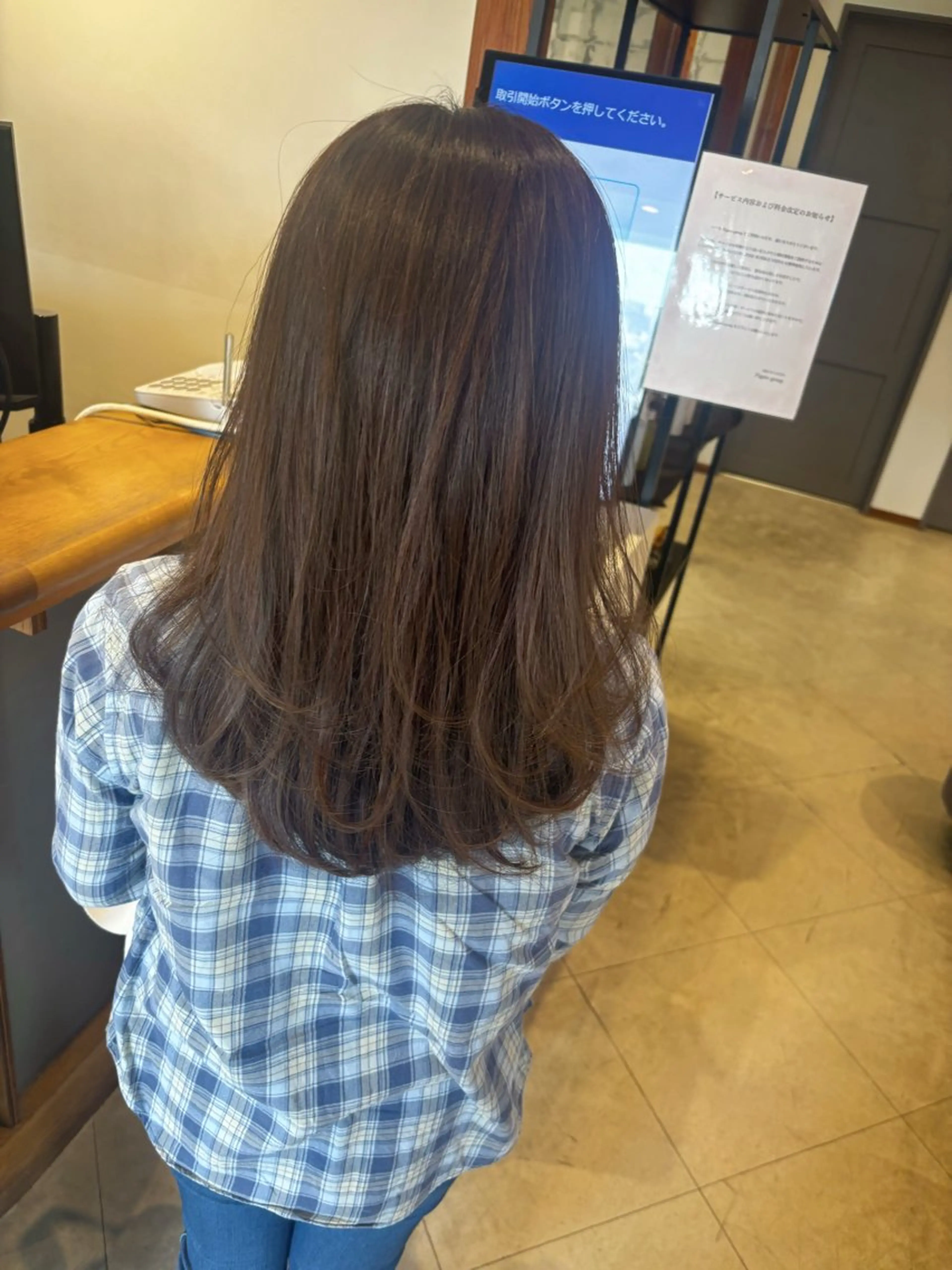 セミロング カラー カット ヘアカラー トリートメント Jill franc ＿ ayanoのヘアスタイル