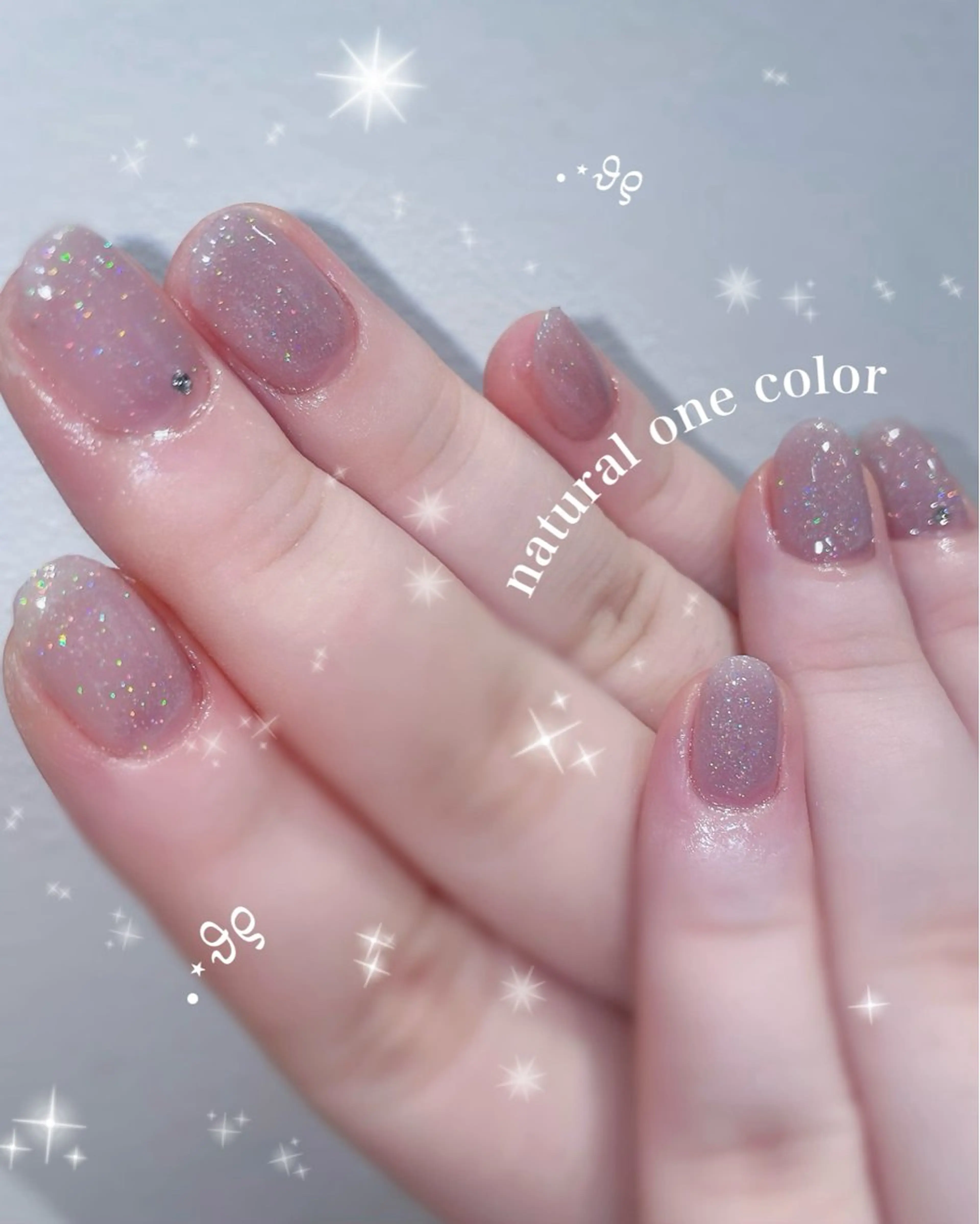 ネイル ️🫧もこ 艶感ネイル🫧のネイルデザイン