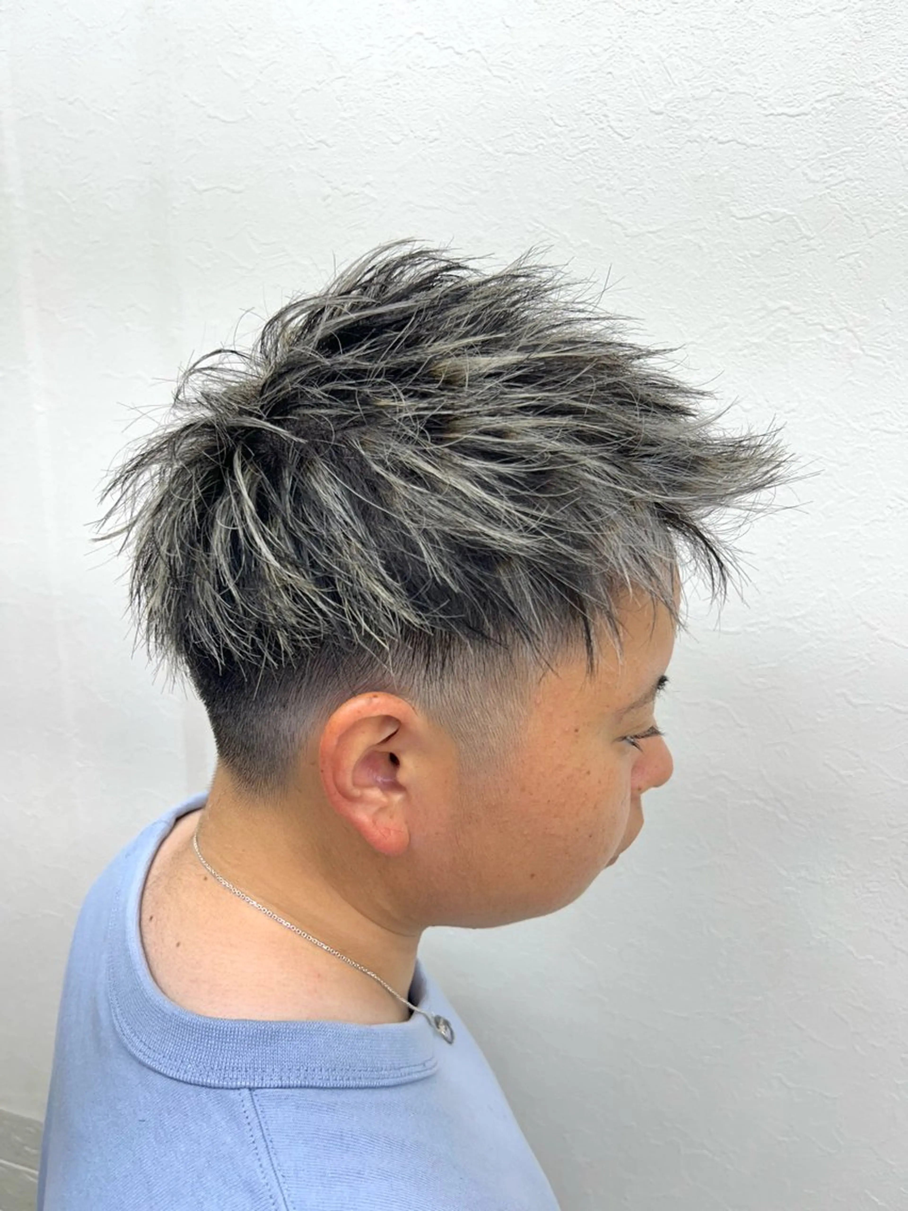 ショート カラー エクステ/コスパ◎ /メンズ!白石宇由のヘアスタイル