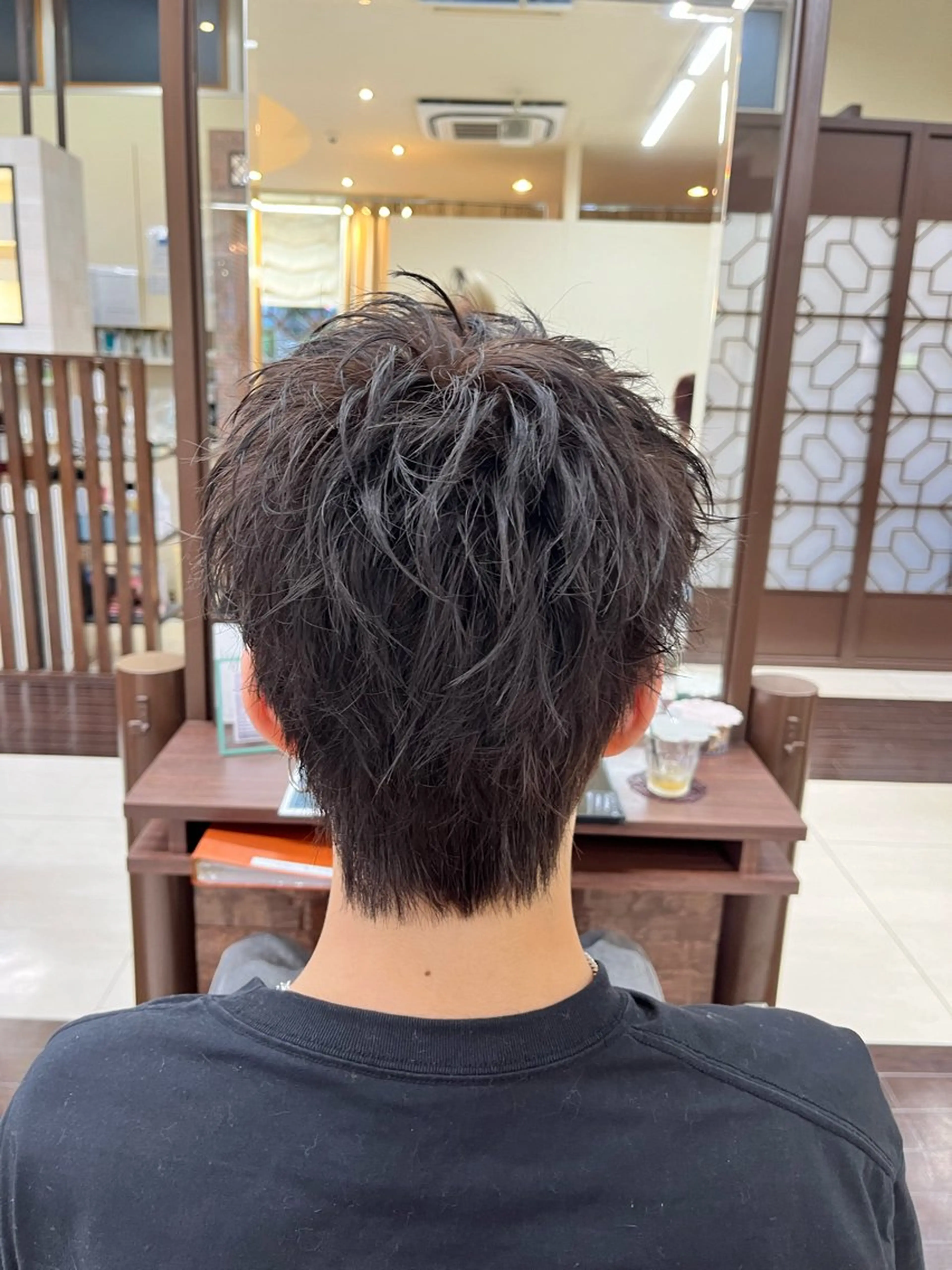 ショート カラー メンズ スパイキーショート ブラウンカラー ショートヘア 🧊メンズ特化🧊 高木航希のヘアスタイル