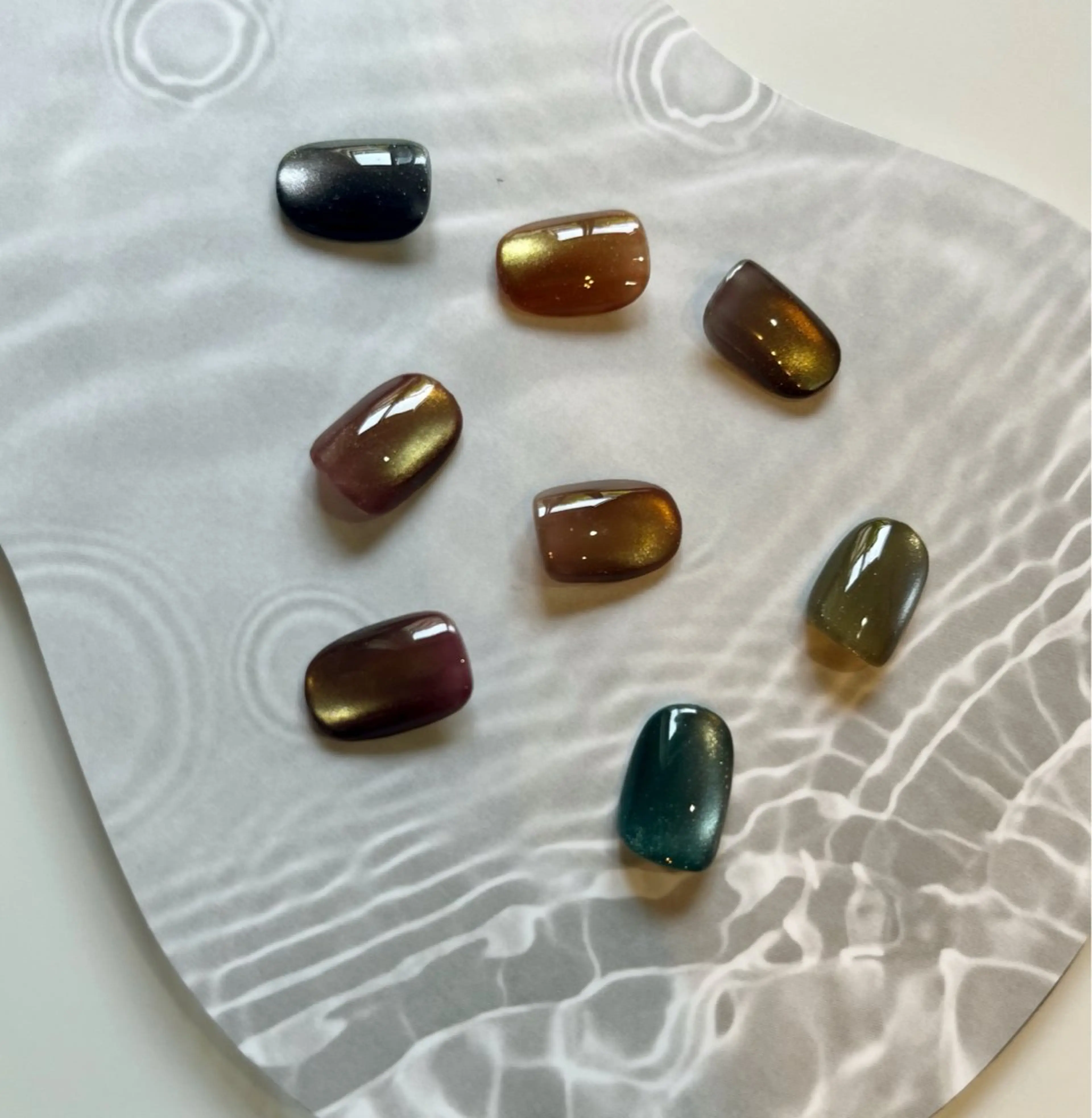 ネイル マグネットネイル ワンカラーネイル ハンドネイル Blé nailのネイルデザイン