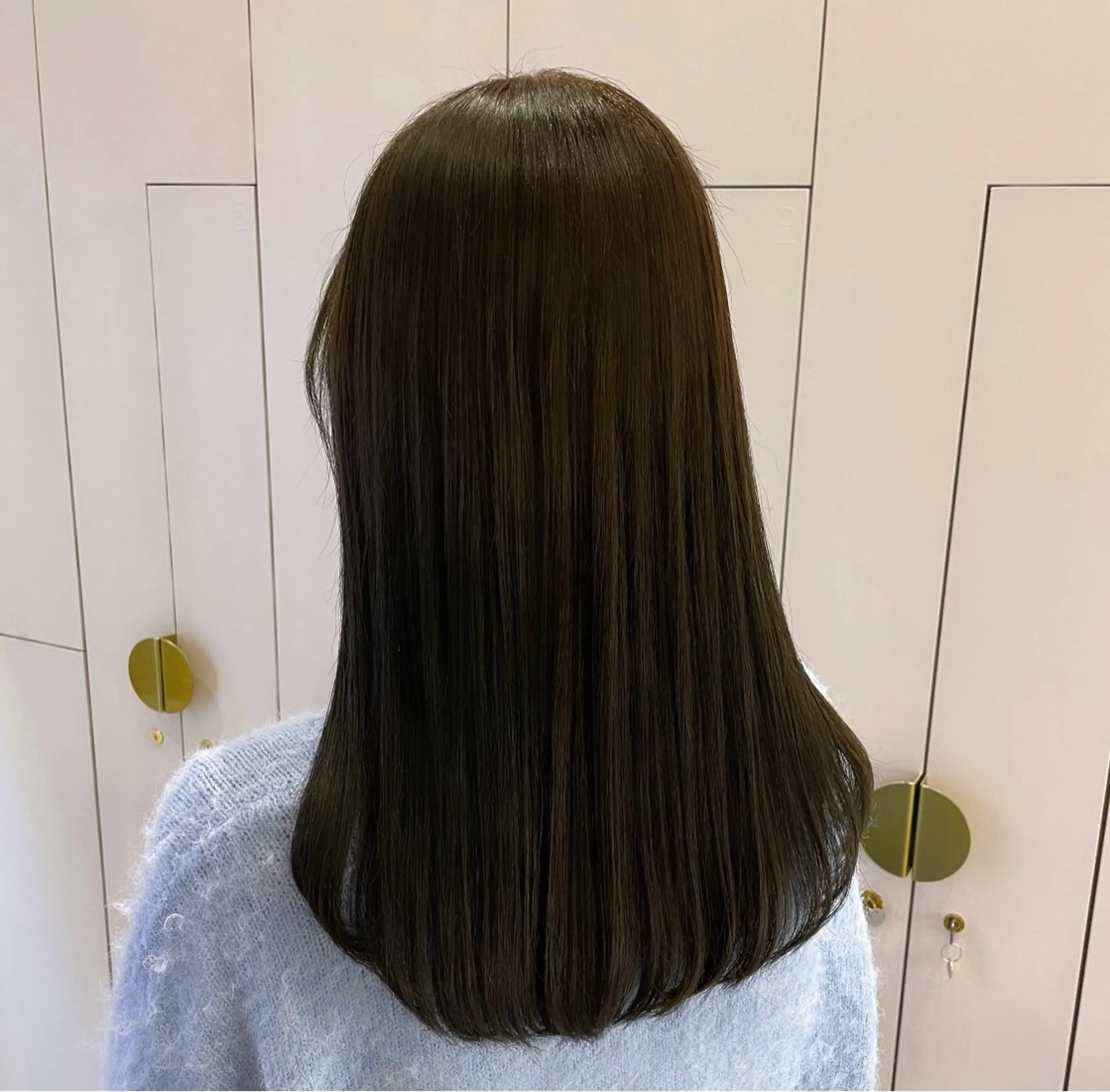 セミロング カラー カット ヘアカラー トリートメント 暖色/オリーブカラー /中村未来🍒🫒のヘアスタイル