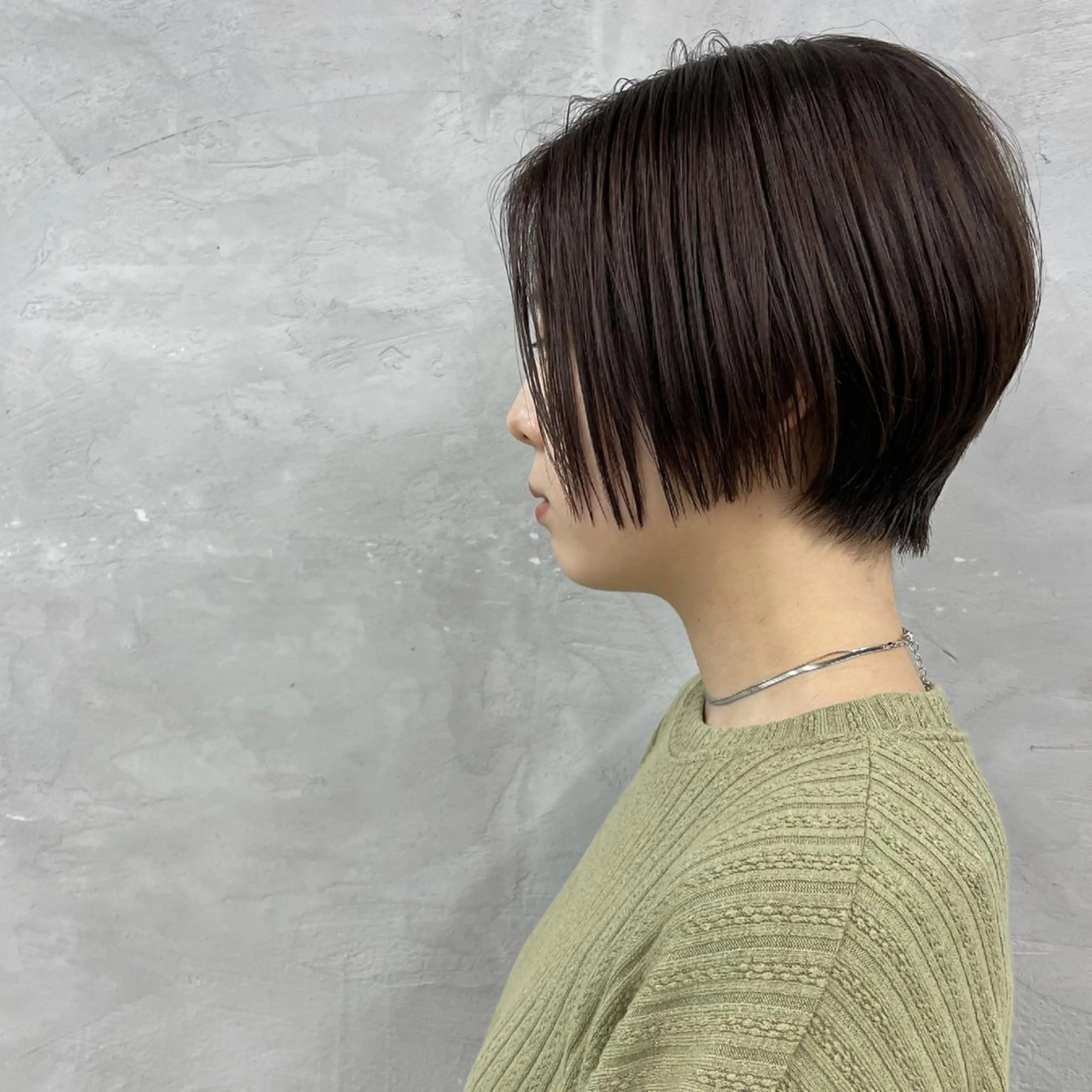 ショート カラー ハンサムショート 透明感カラー ショートヘア カット ヘアカラー トリートメント 田畑 智規のヘアスタイル