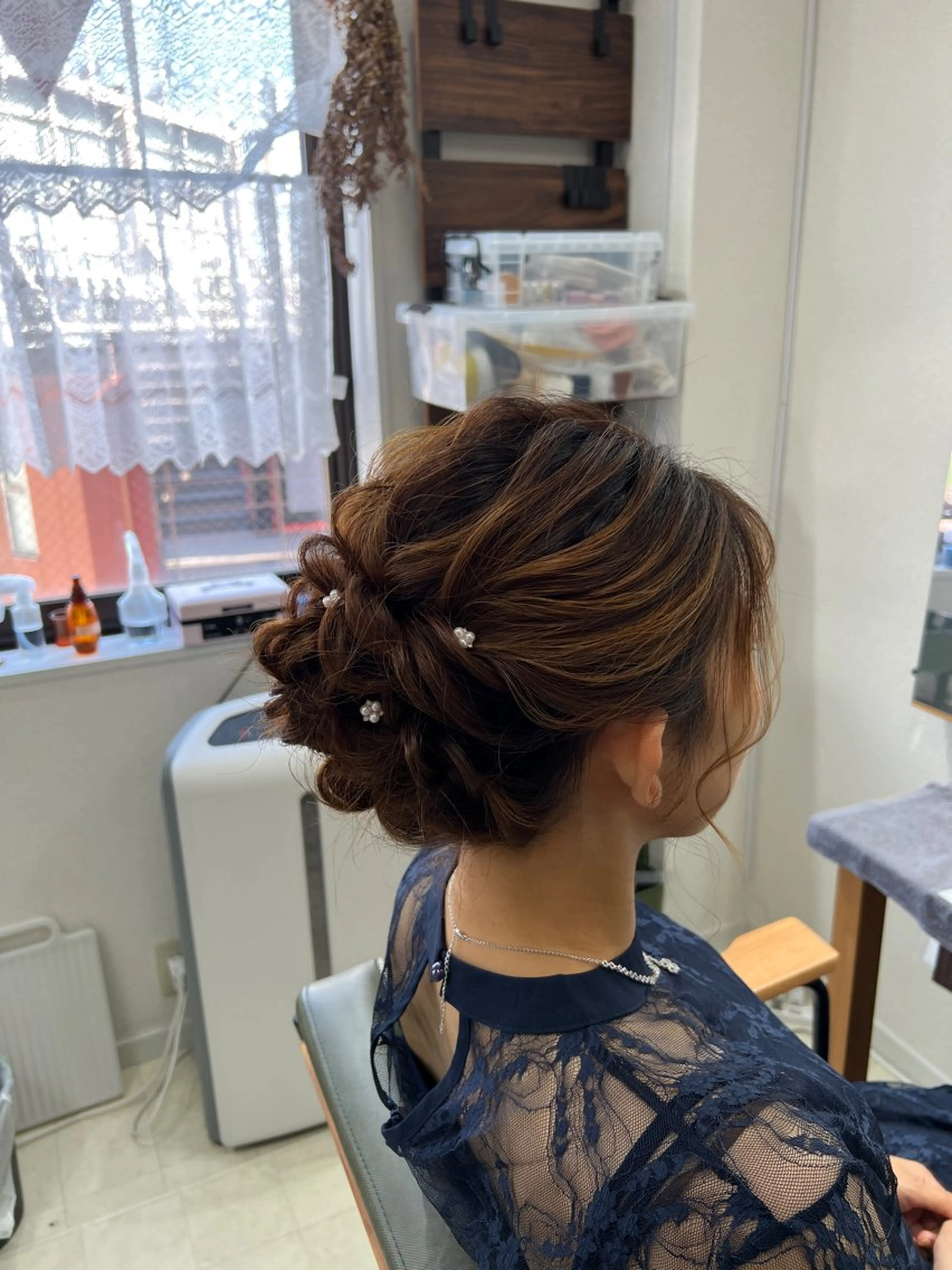 ミディアム ヘアアレンジ 山室 敬義のヘアスタイル