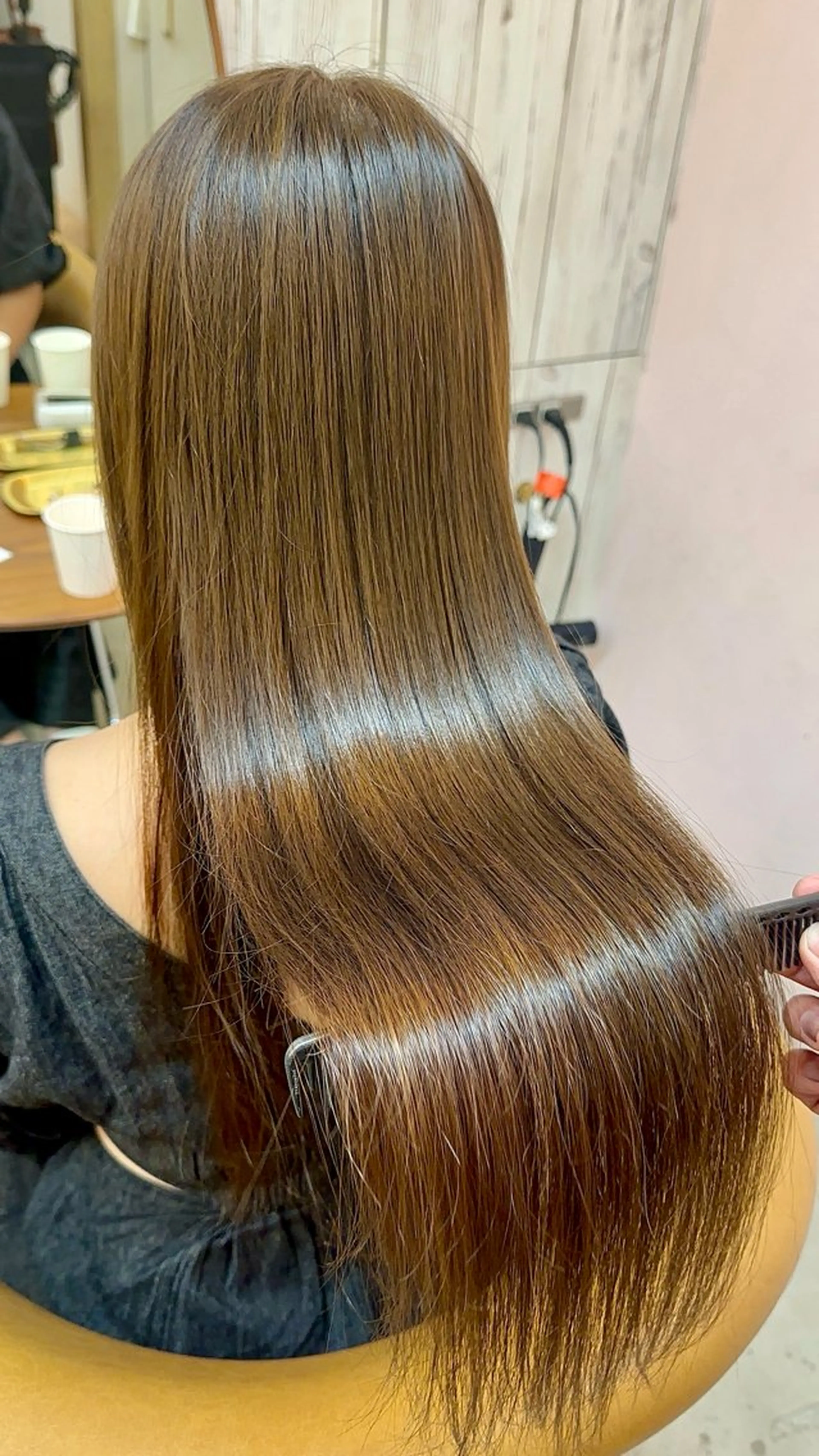 ロング カラー 縮毛矯正 トリートメント カット 縮毛矯正 トリートメント 巻ける縮毛矯正✨ ボブ/ショートともきのヘアスタイル