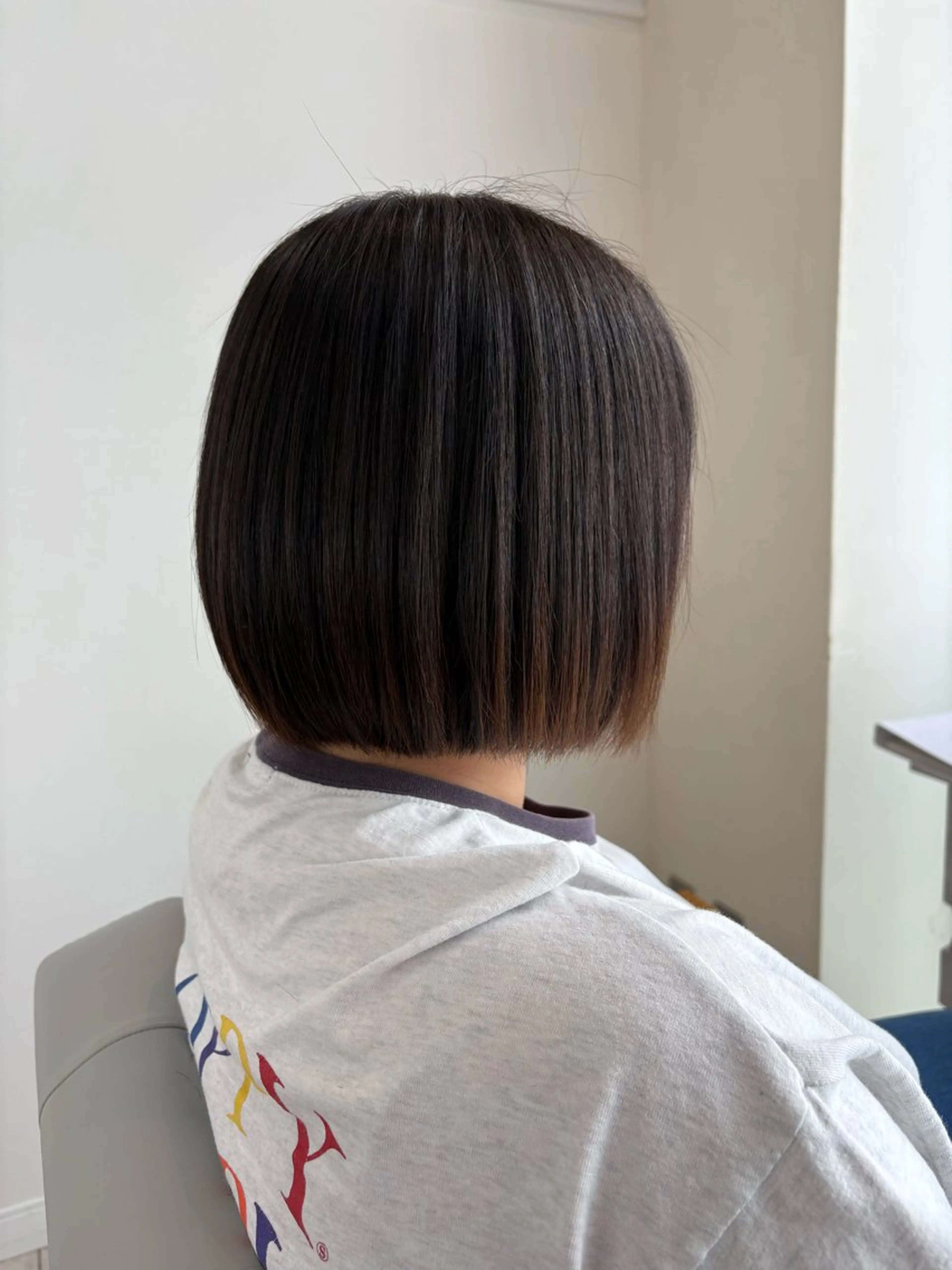 ミディアム 髪質改善 トリートメント カット アベ ミスズのヘアスタイル