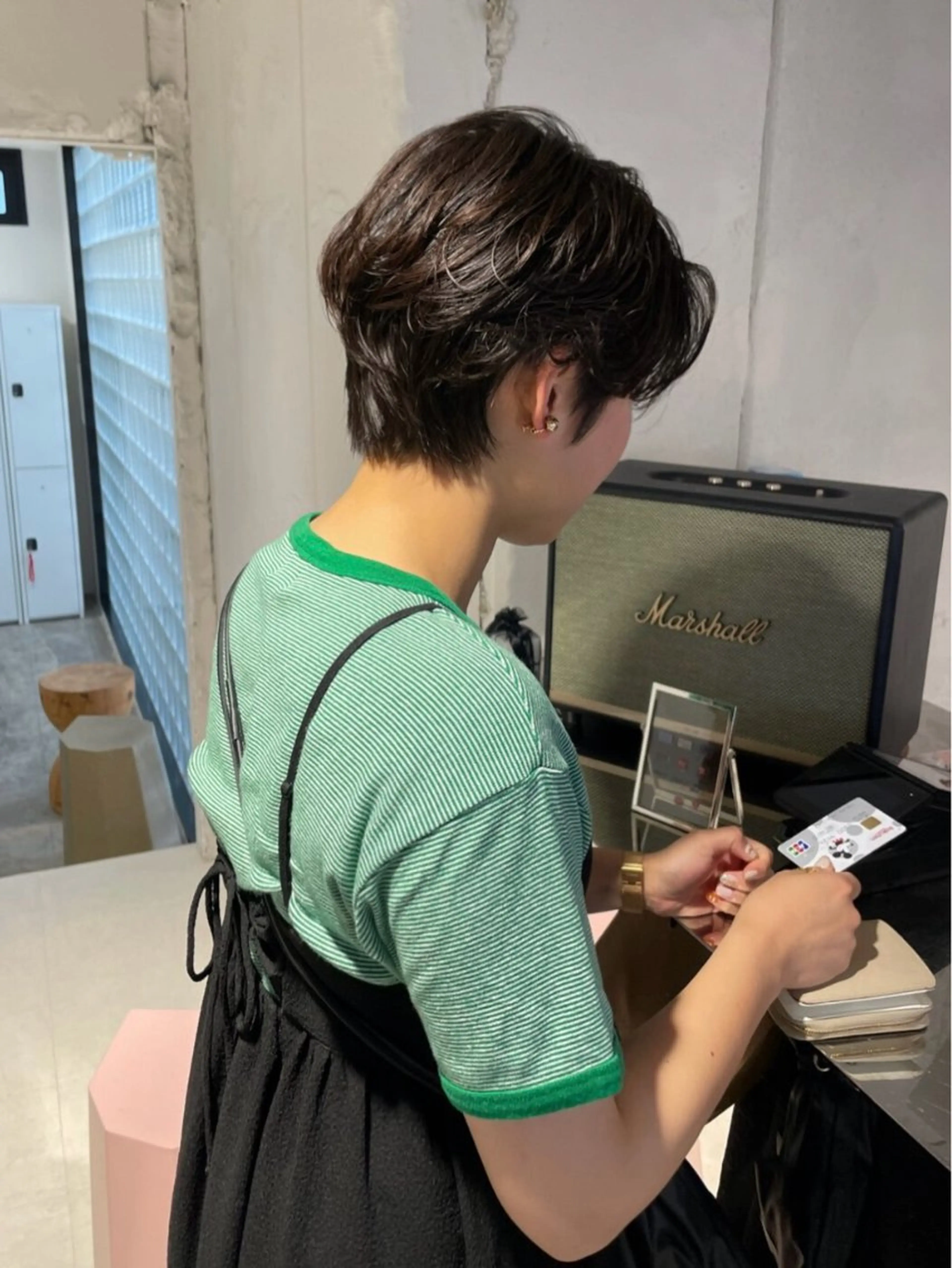 ショート 🟡ひろの/ツヤ カラー/髪質改善🟡のヘアスタイル