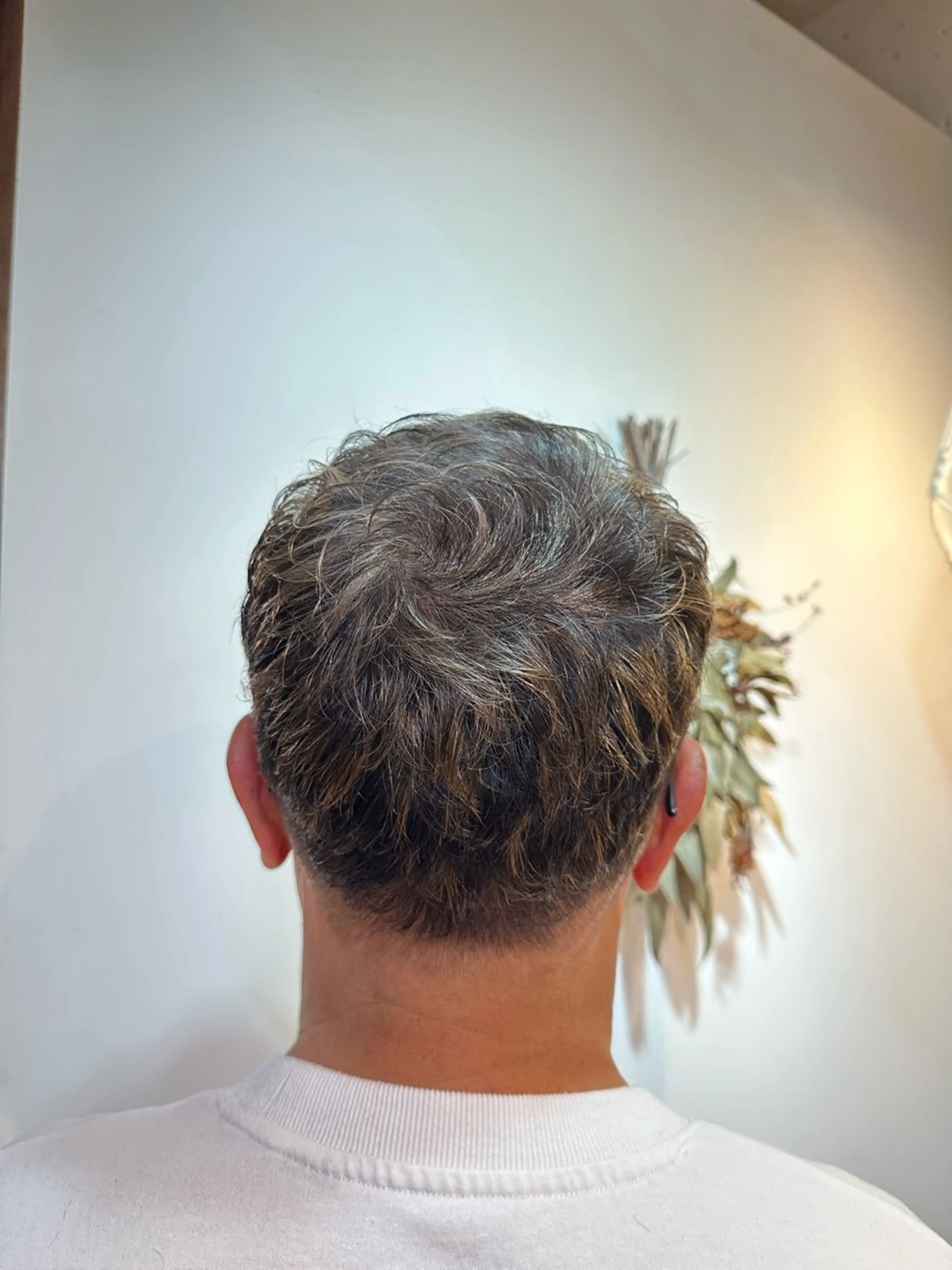 ショート カラー メンズ カツヤマ モエのヘアスタイル