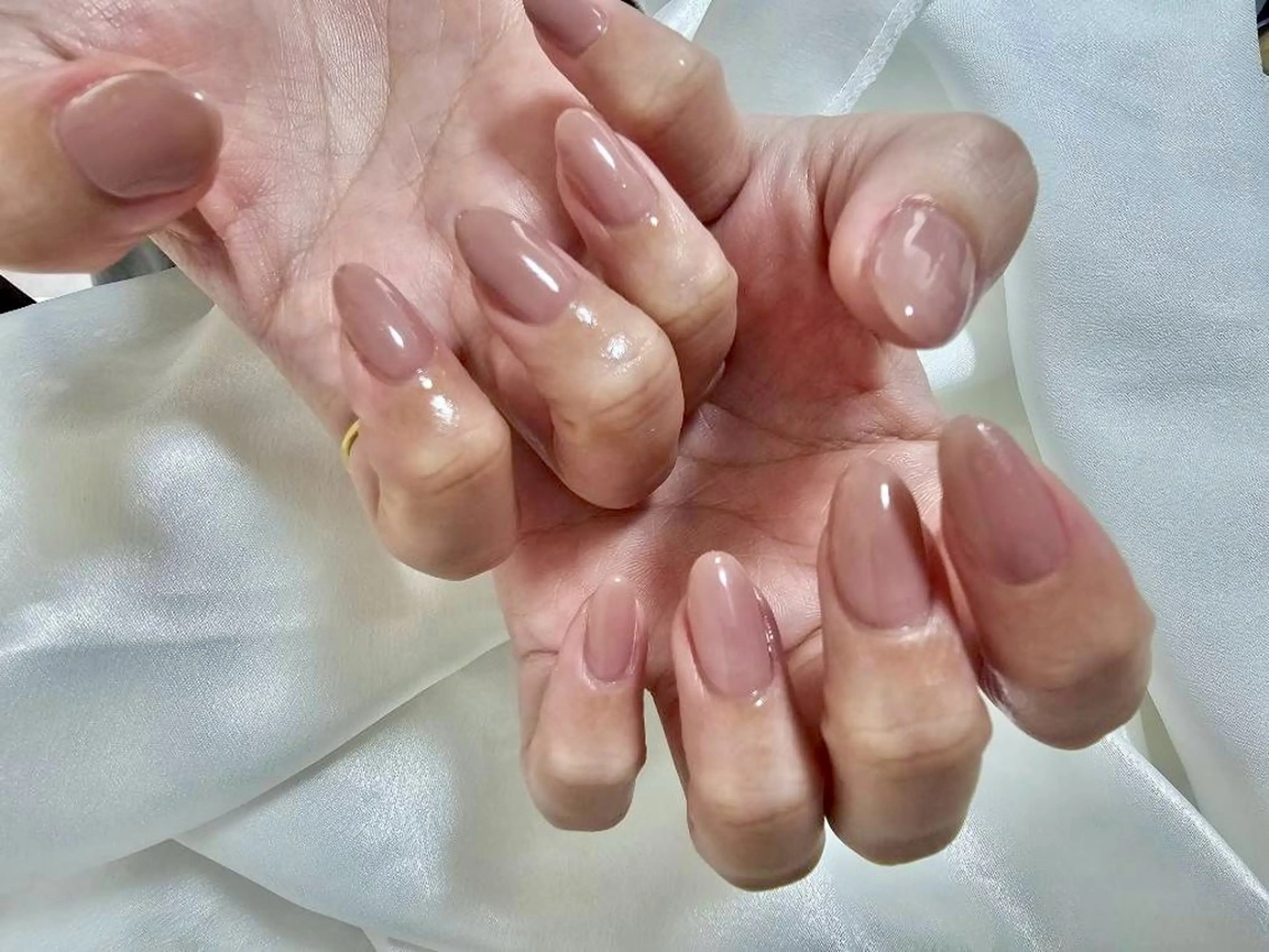 ネイル オーロラネイル 桜ネイル フラワーネイル フットネイル フレンチネイル ハンドネイル mogunail &blowのネイルデザイン