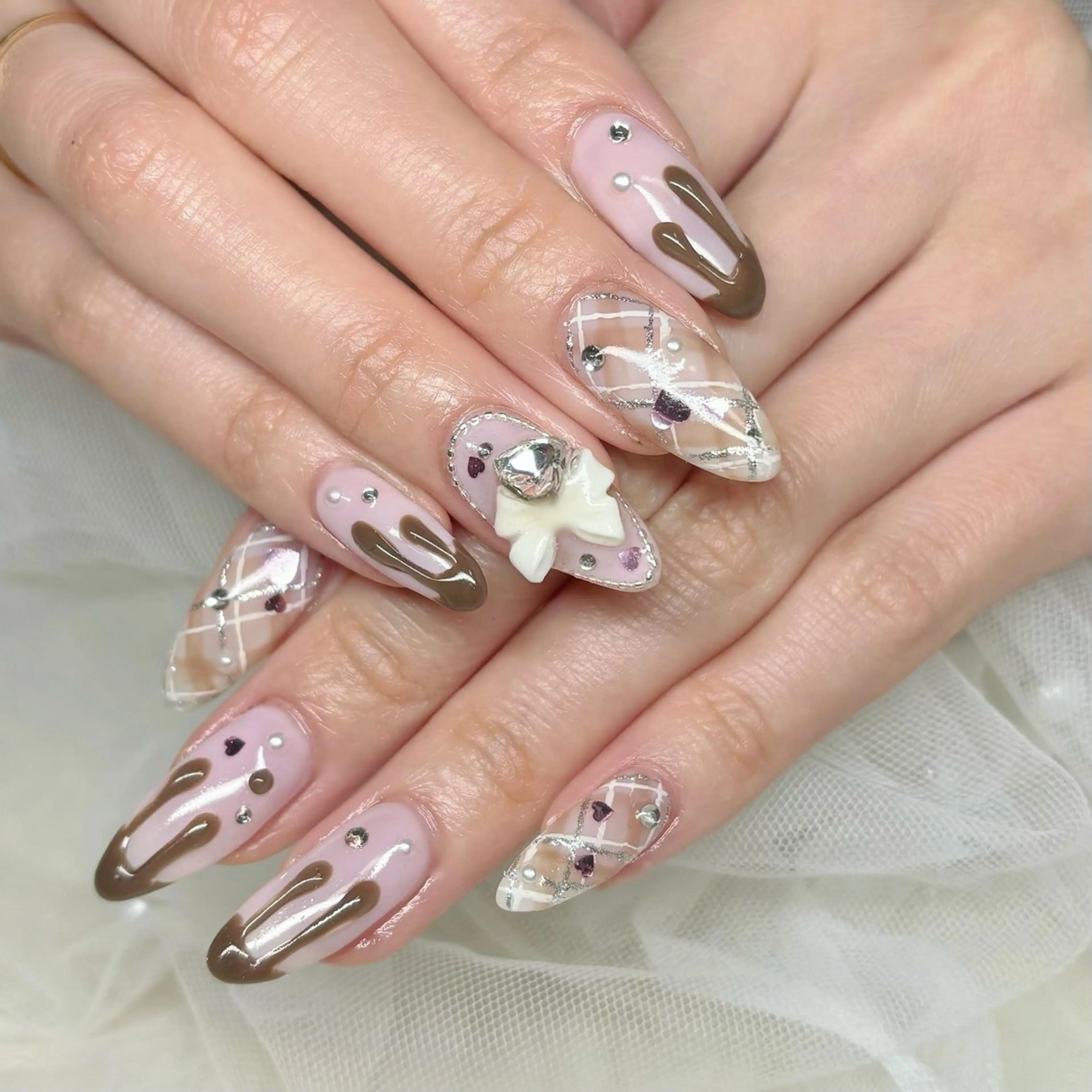 ネイル ハンドネイル Y🩵 Jasmineのネイルデザイン